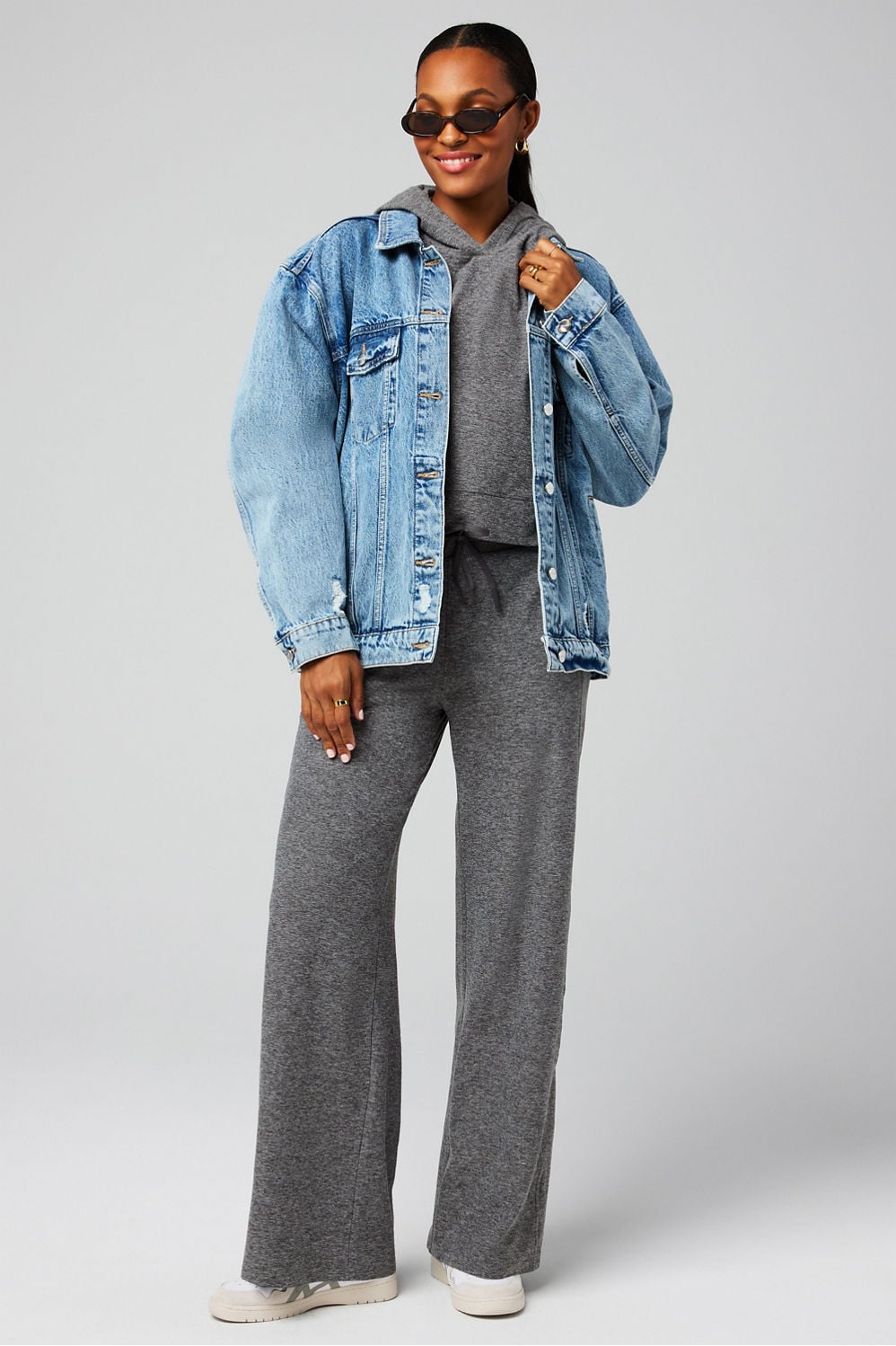 Fabletics Cloud Jersey Wide Leg Pant