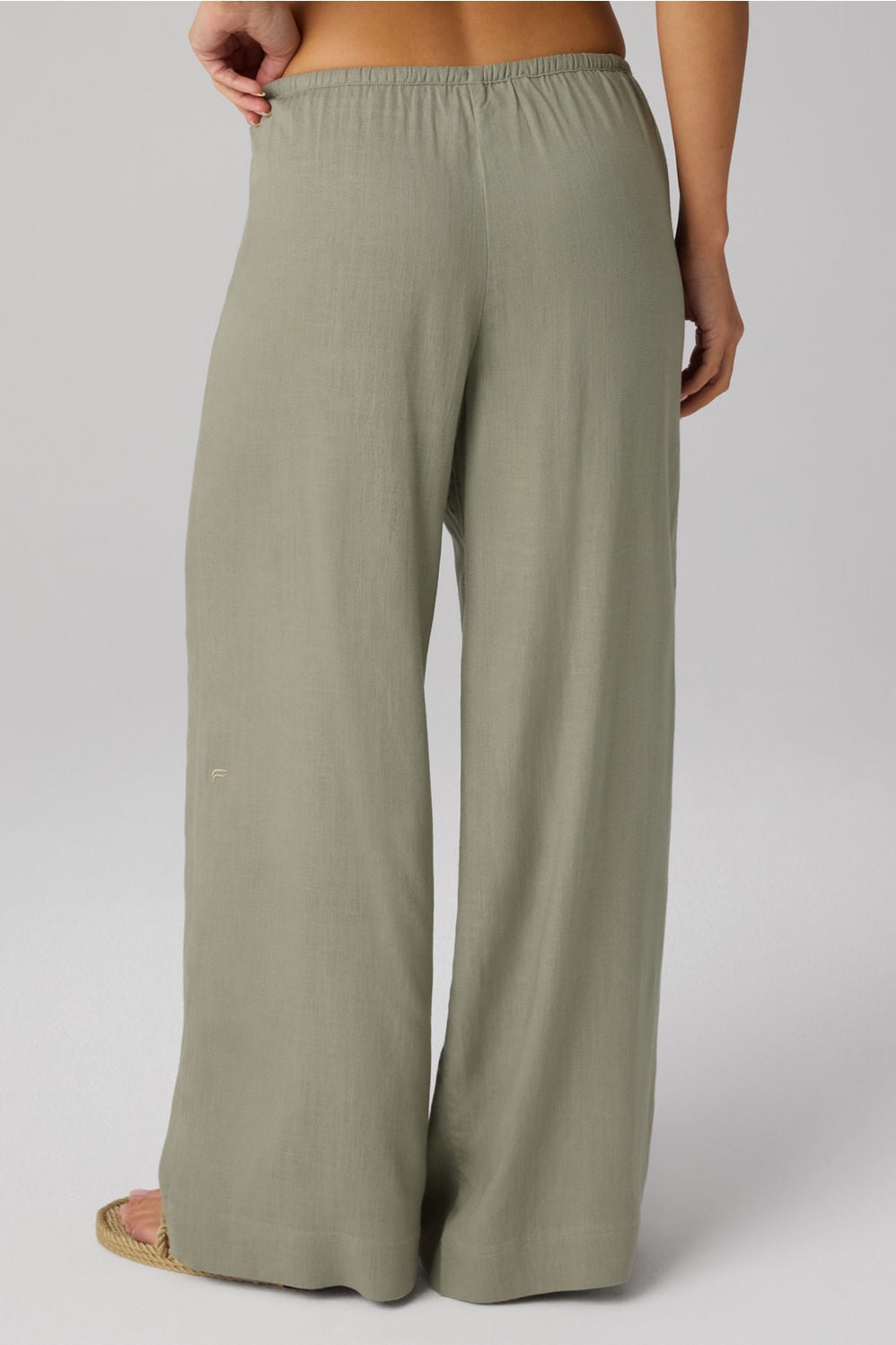Fabletics Lifestyle Linen Straight Leg Pant