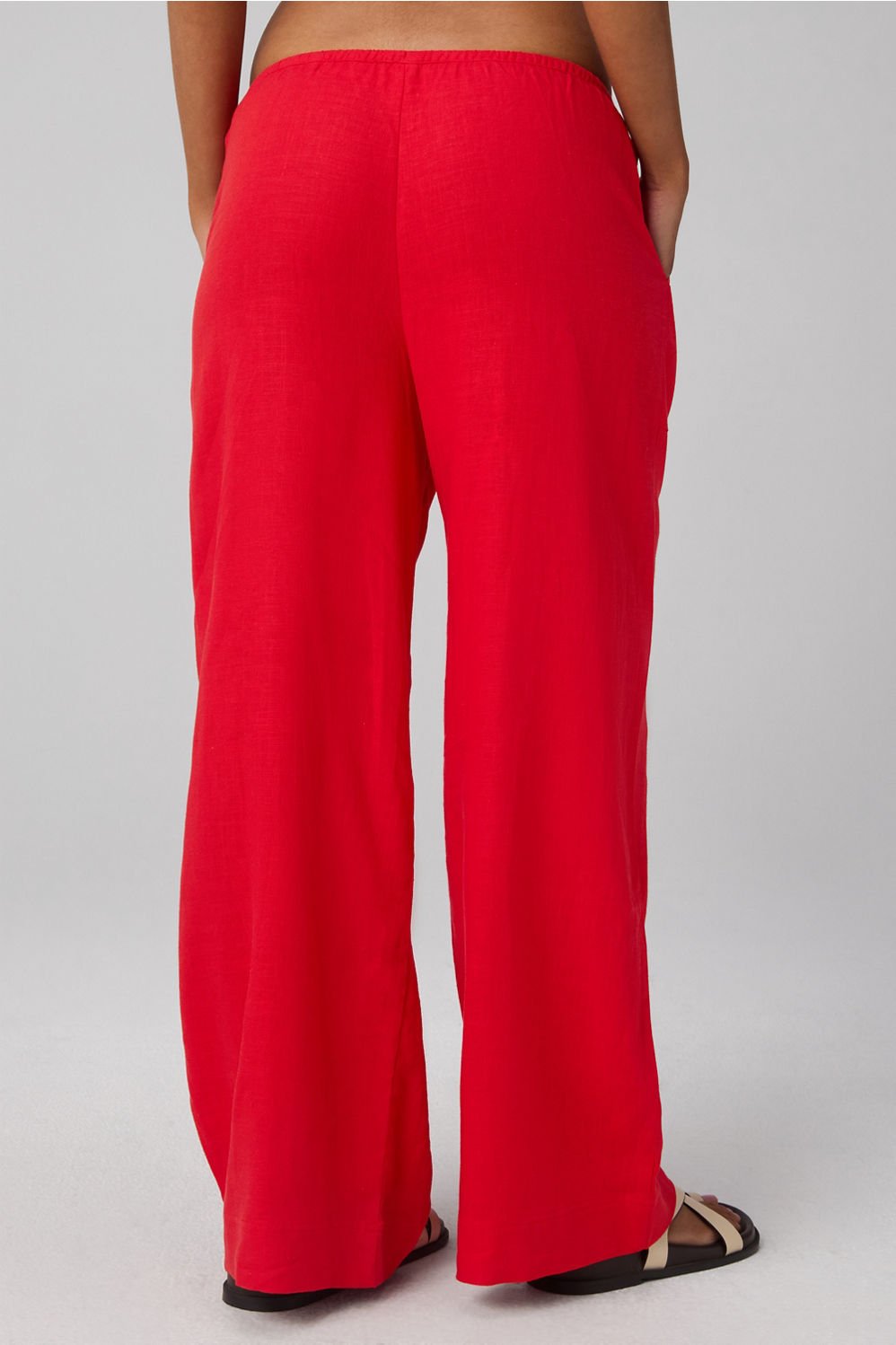 Fabletics Lifestyle Linen Straight Leg Pant
