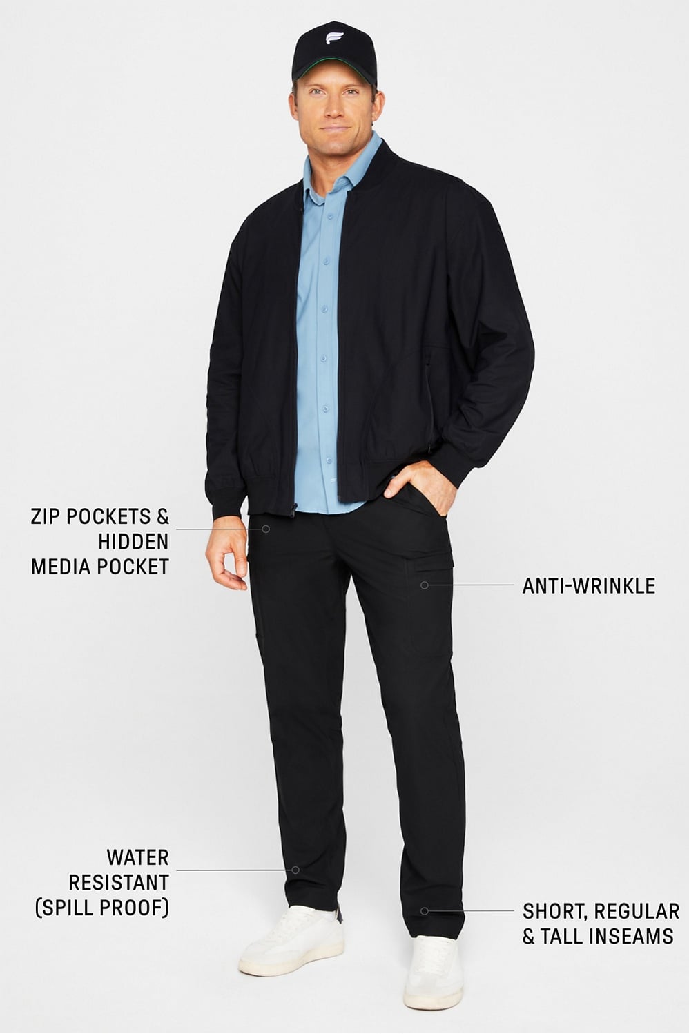 Fabletics The Don Cargo Pant (Slim Fit)