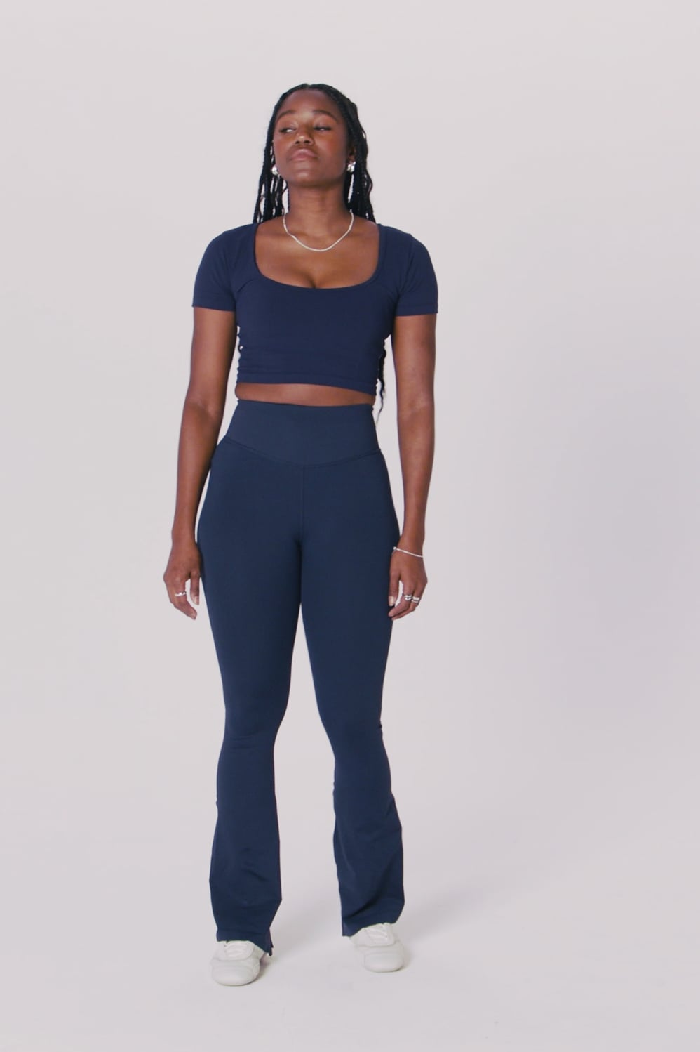 Fabletics Sleek Seamless High-Waisted Flare Pant