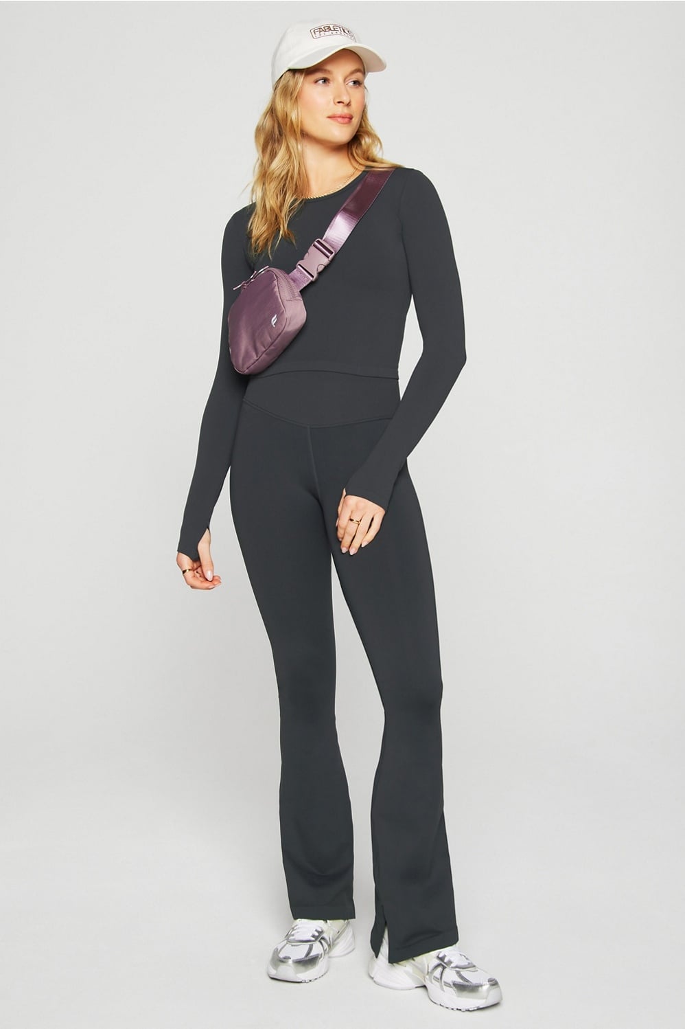 Fabletics Sleek Seamless High-Waisted Flare Pant