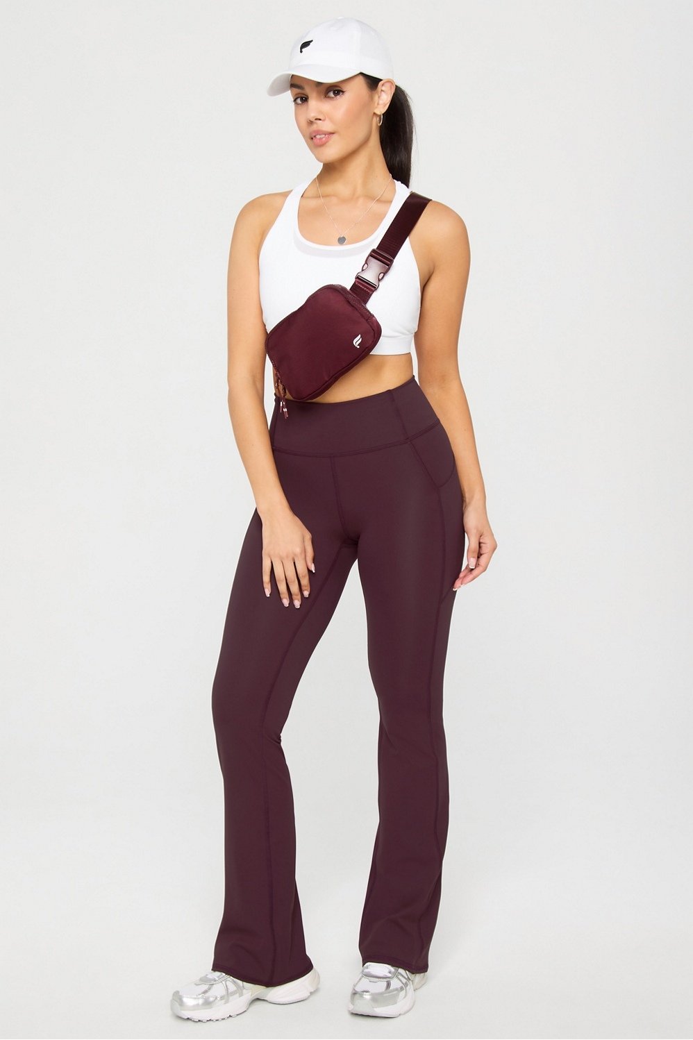 Fabletics Oasis PureLuxe High-Waisted Pocketed Kick Flare