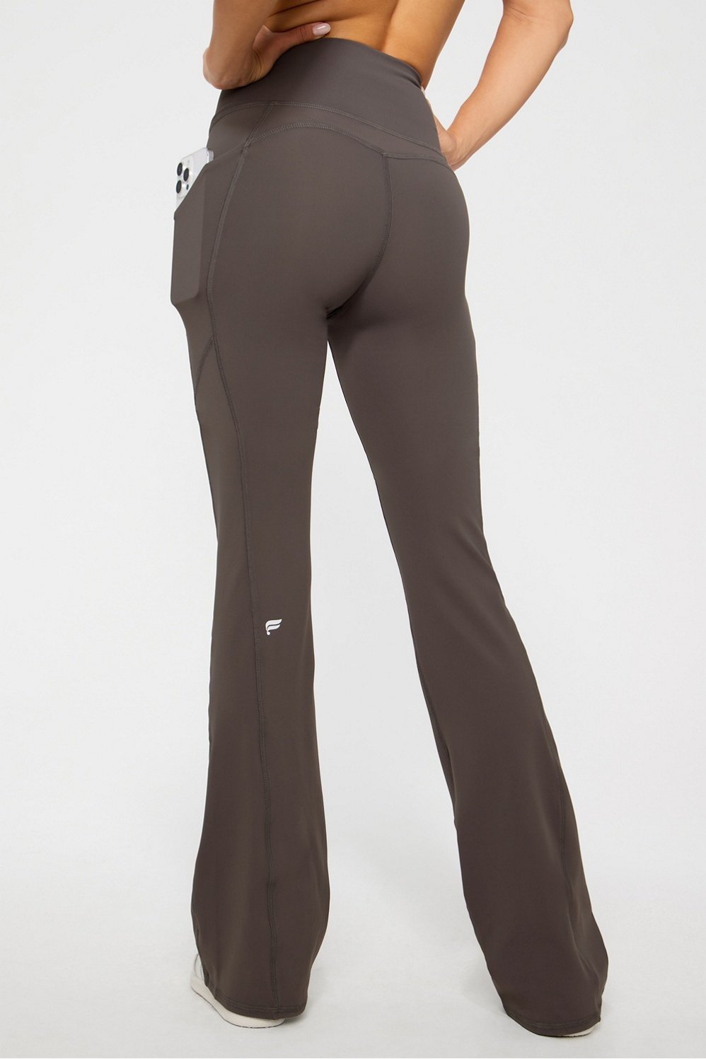 Fabletics Oasis PureLuxe High-Waisted Pocketed Kick Flare