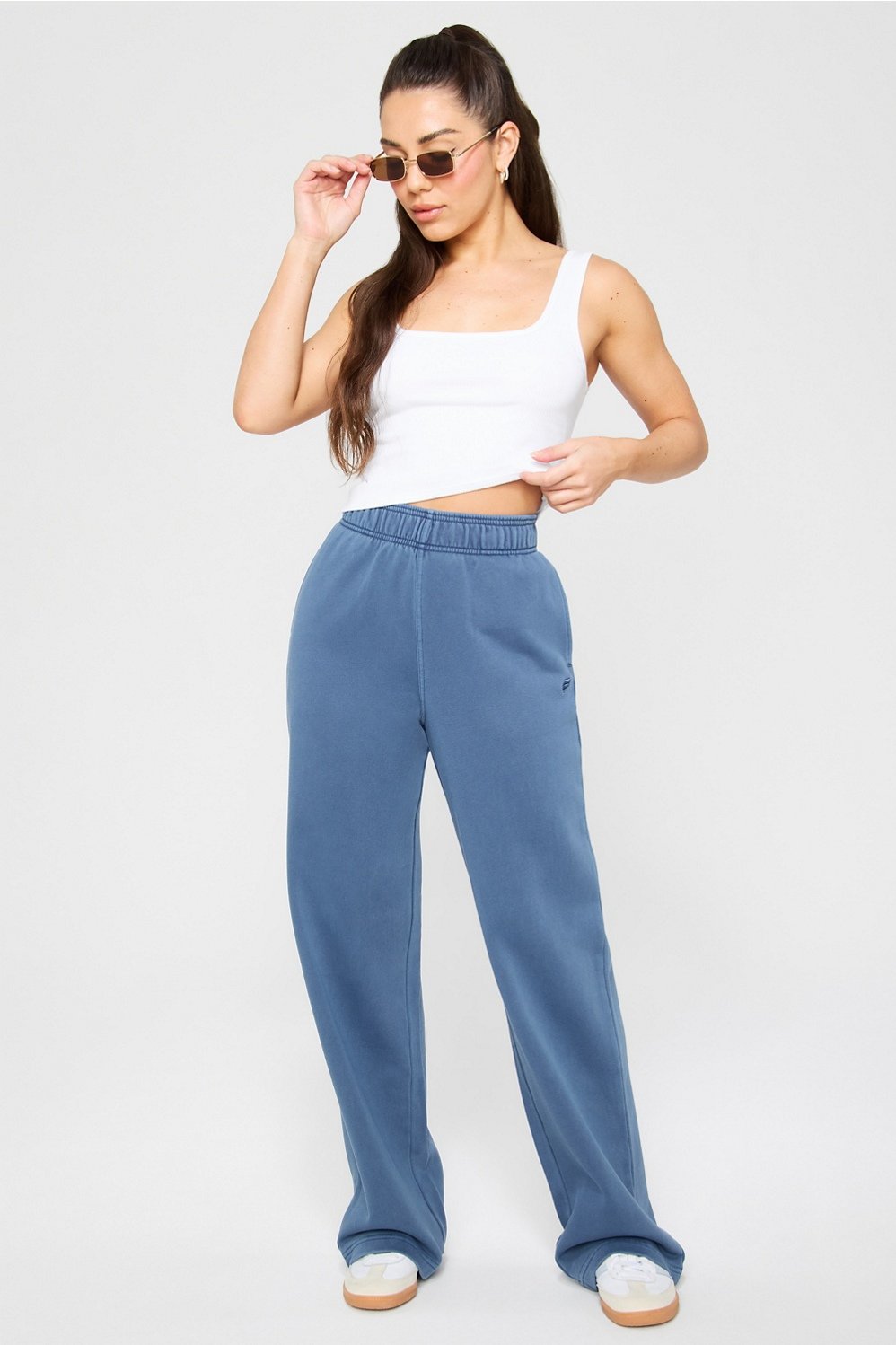 Fabletics Year Round Terry Wide Leg Pant