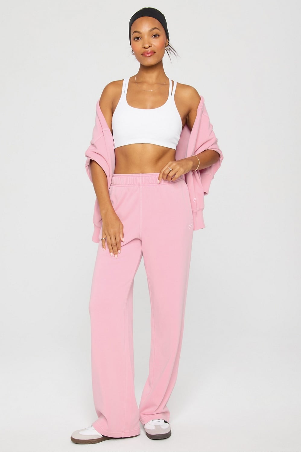 Fabletics Year Round Terry Wide Leg Pant