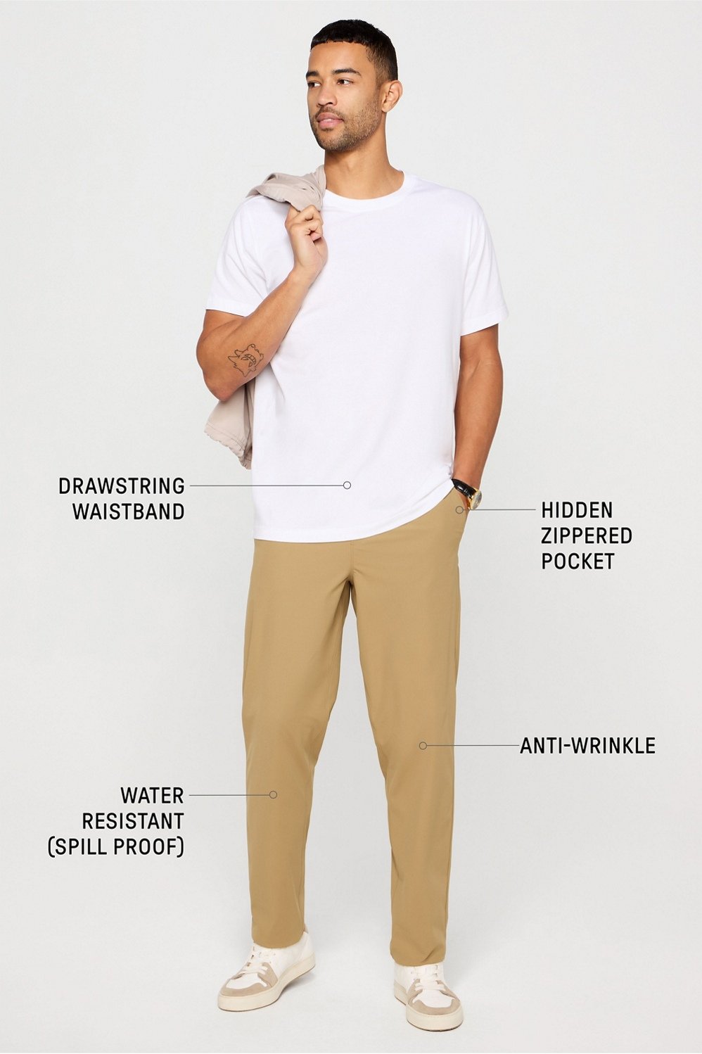 Fabletics The Don Straight Leg Pull-On Pant