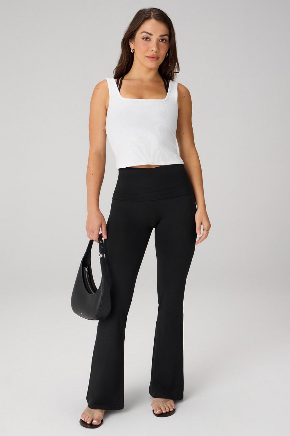 Fabletics Cloud Jersey Foldover Flare