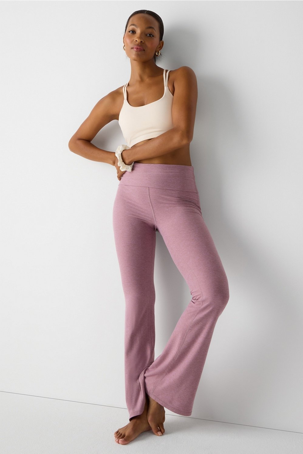 Fabletics Cloud Jersey Foldover Flare