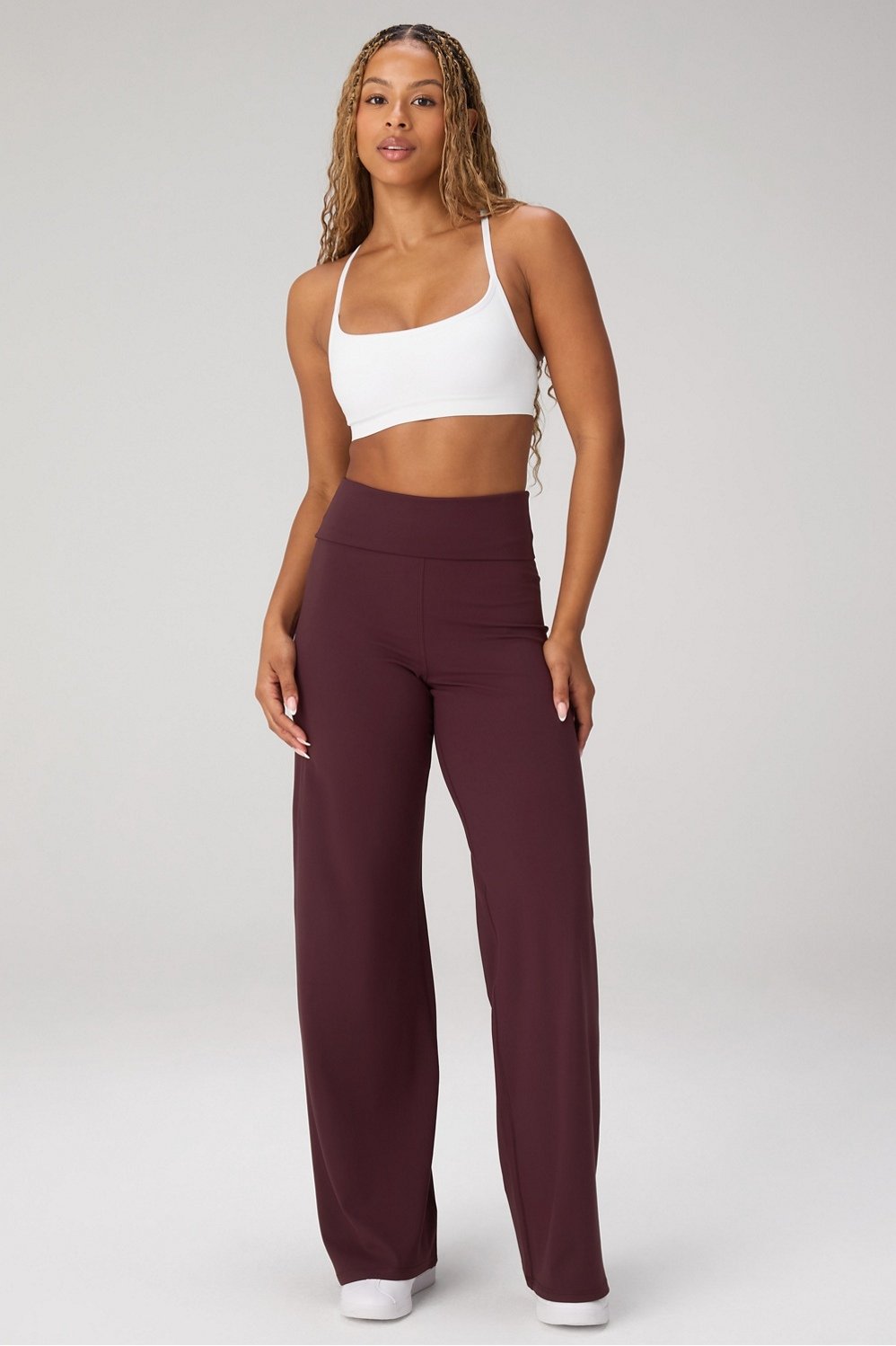 Fabletics PureLuxe Foldover Straight Leg Pant