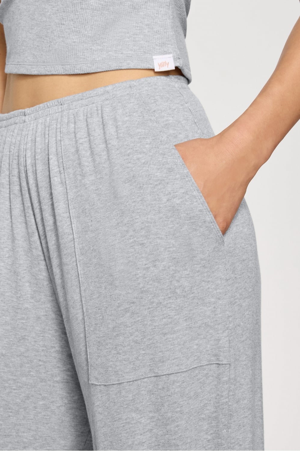 Fabletics Soft Rib Wide Leg Pant