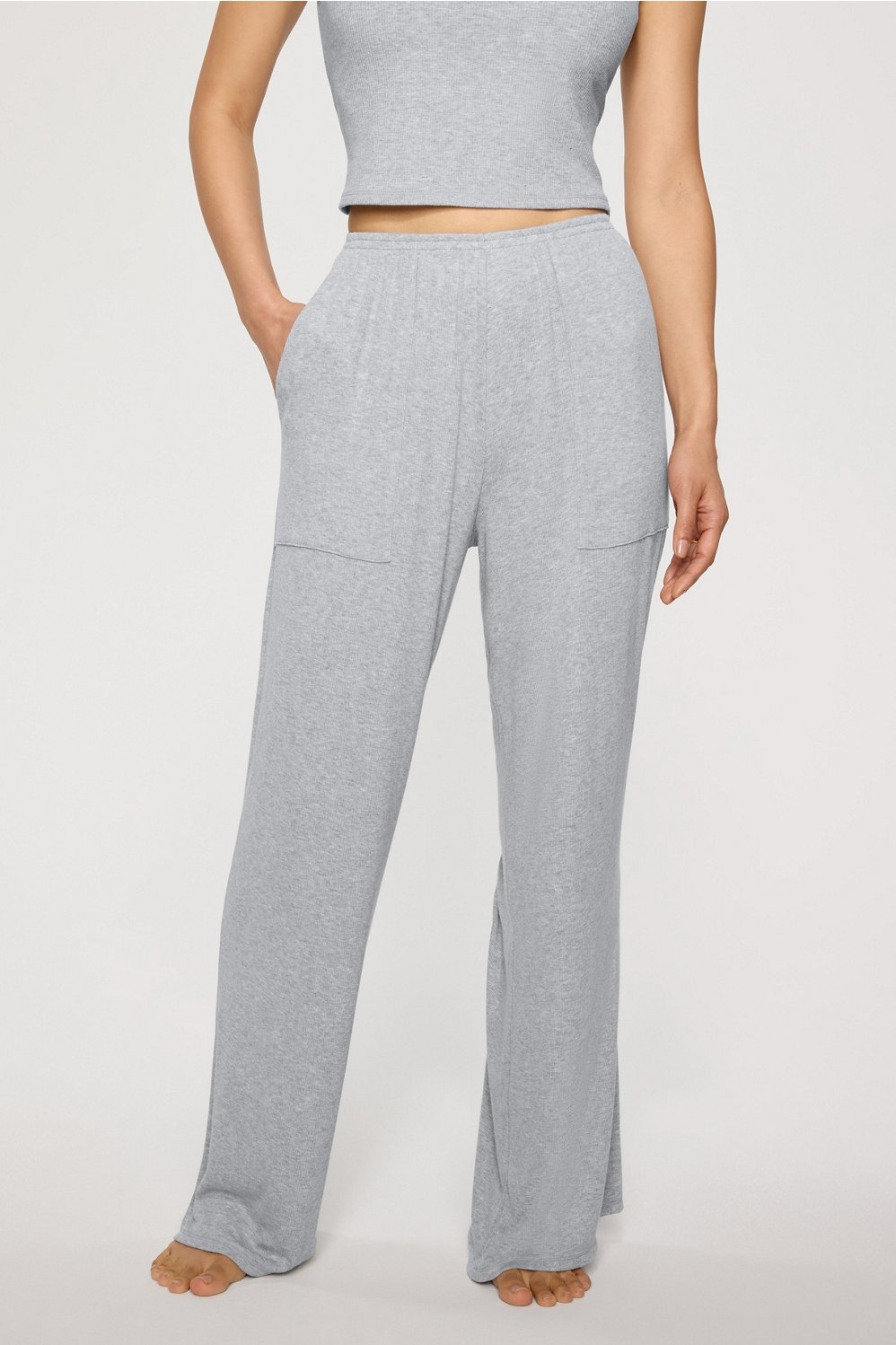 Fabletics Soft Rib Wide Leg Pant