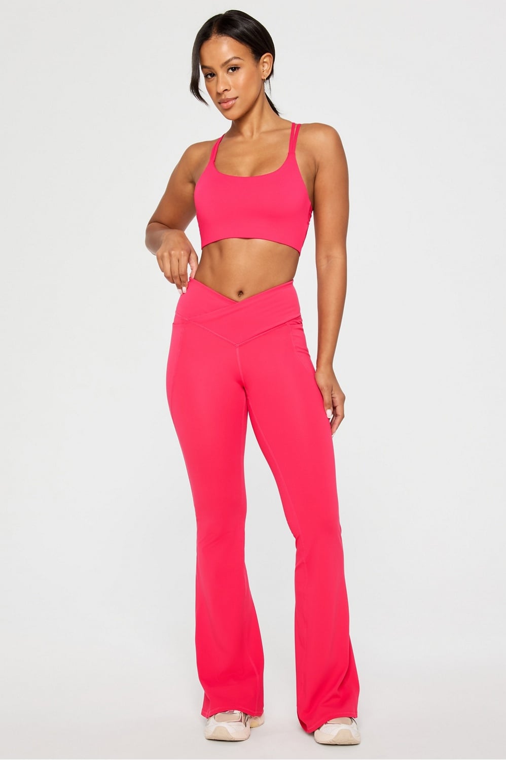 Fabletics Oasis PureLuxe High-Waisted Crossover Flare