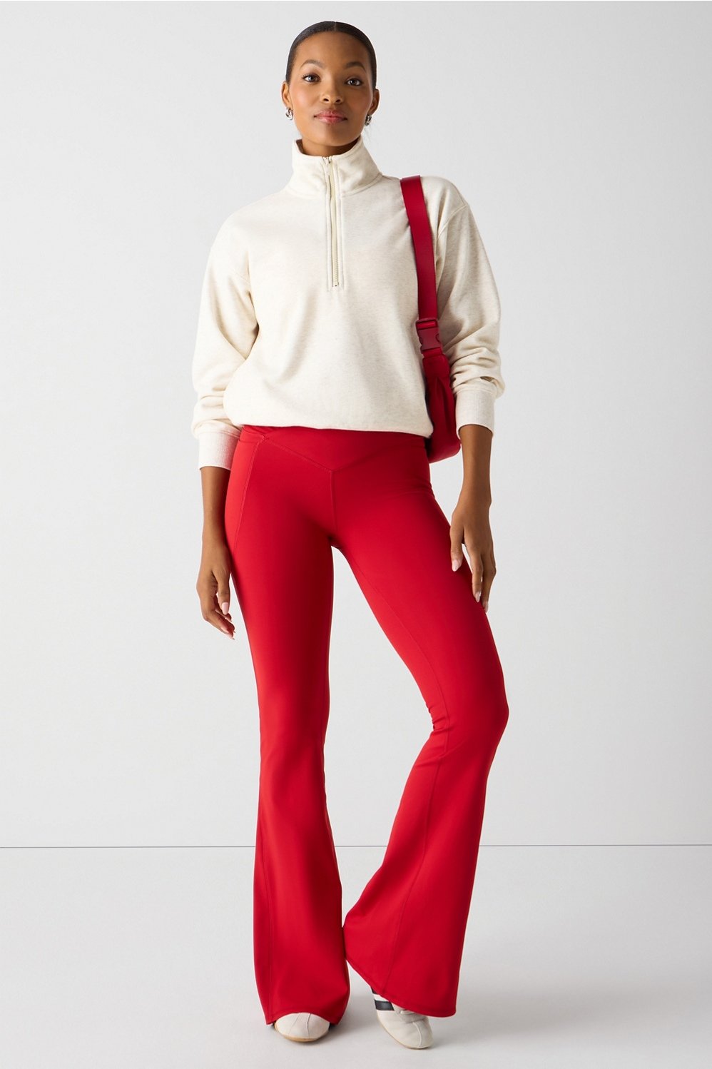 Fabletics Oasis PureLuxe High-Waisted Crossover Flare