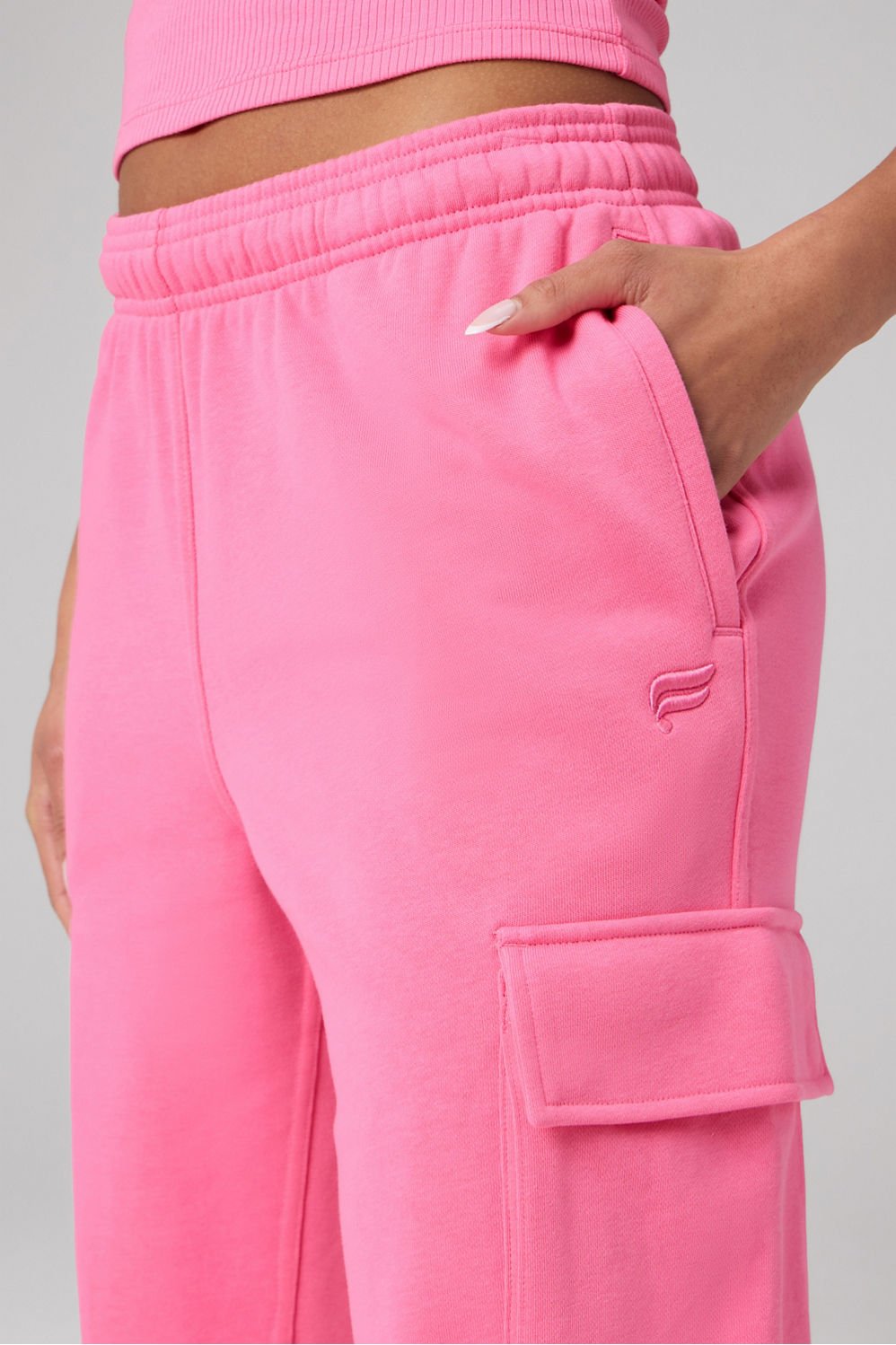 Fabletics Year Round Terry Cargo Jogger