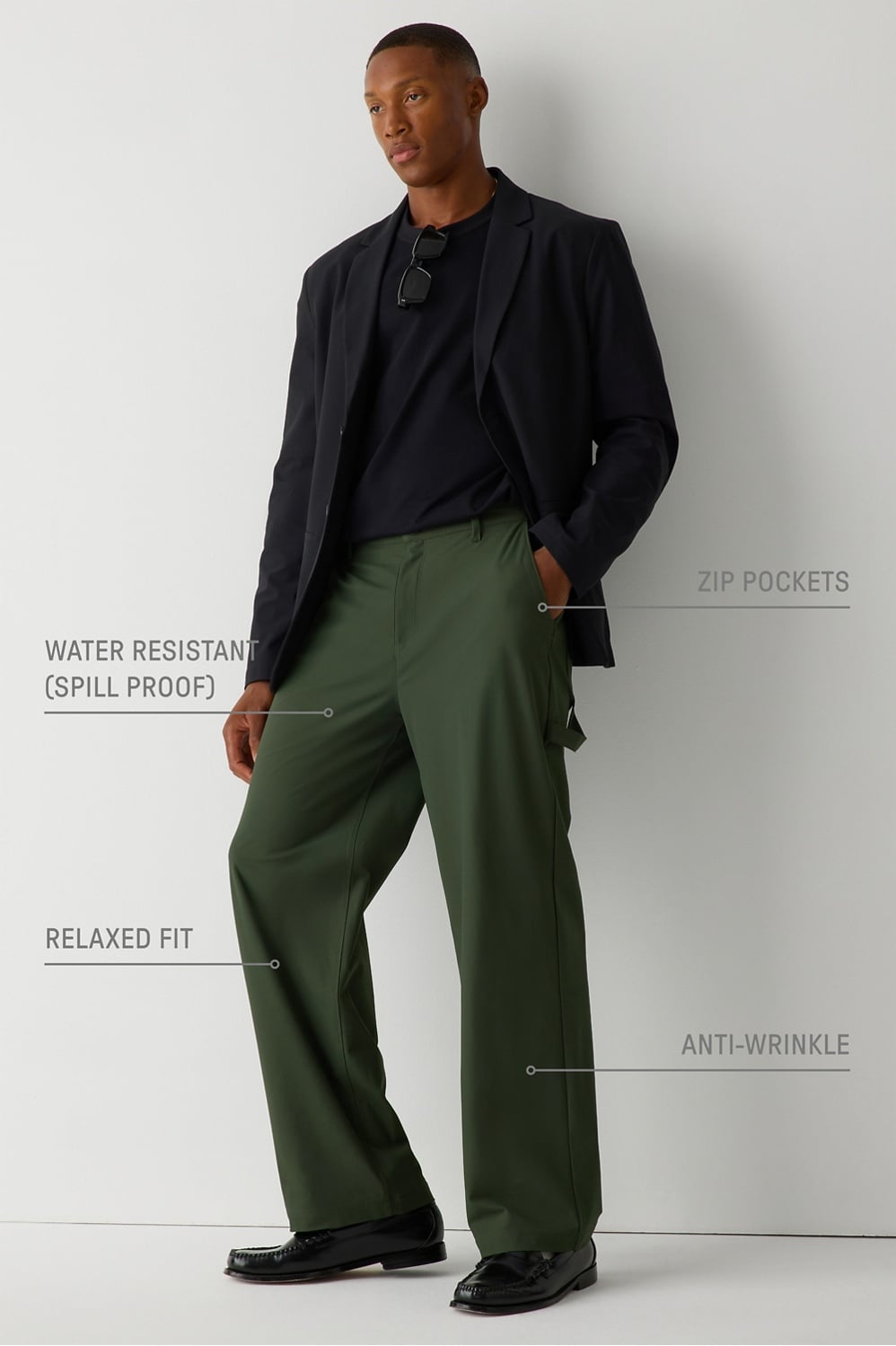 Fabletics The Don Baggy Carpenter Pant