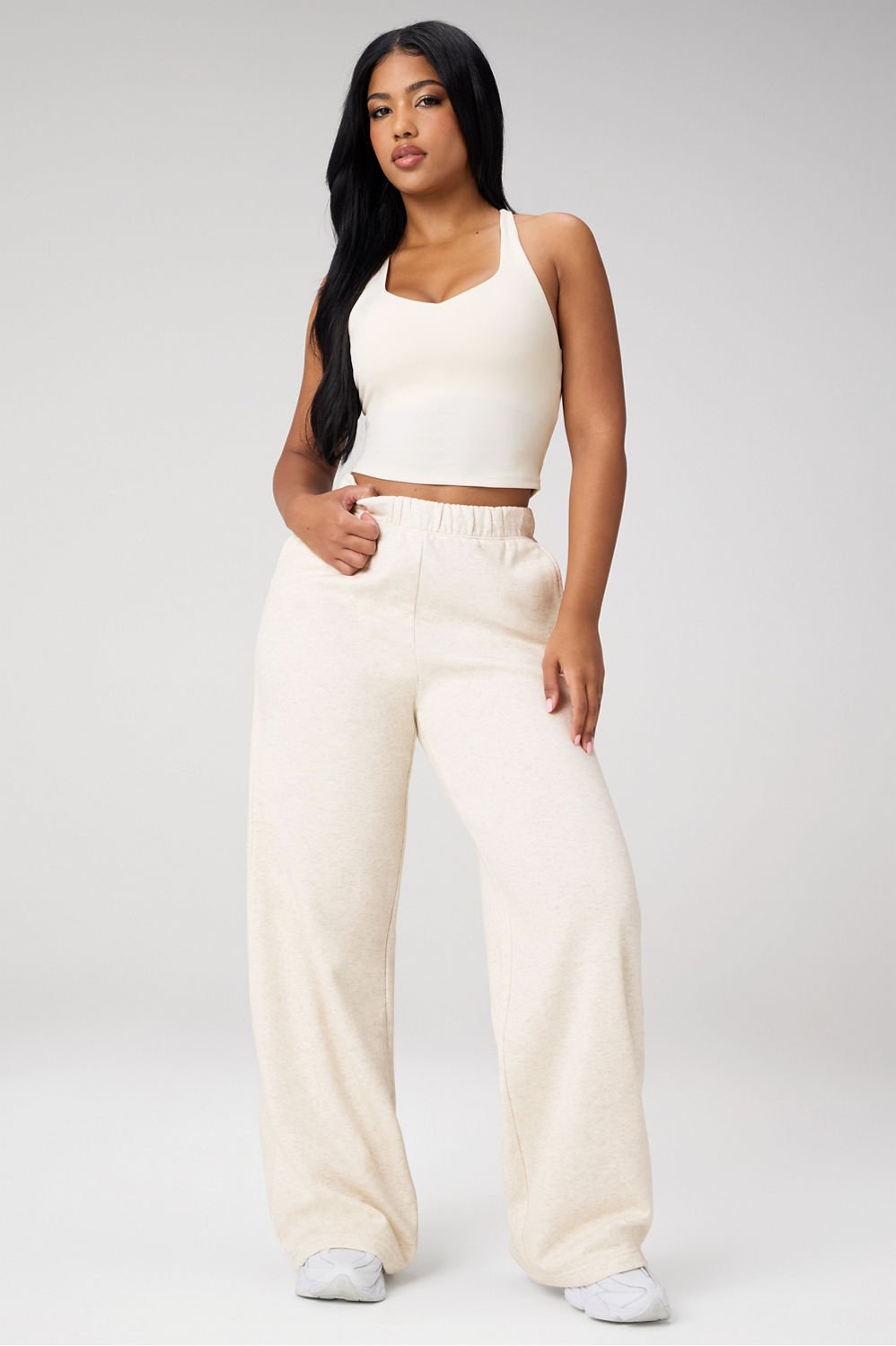 Fabletics Cozy Fleece Wide Leg Sweatpant