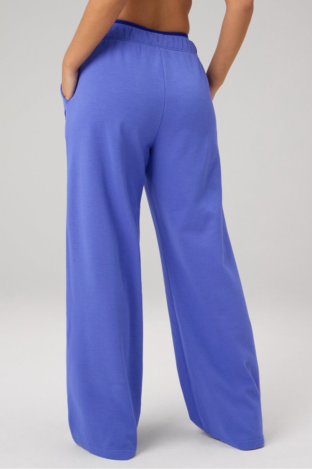 Fabletics Cozy Fleece Wide Leg Sweatpant
