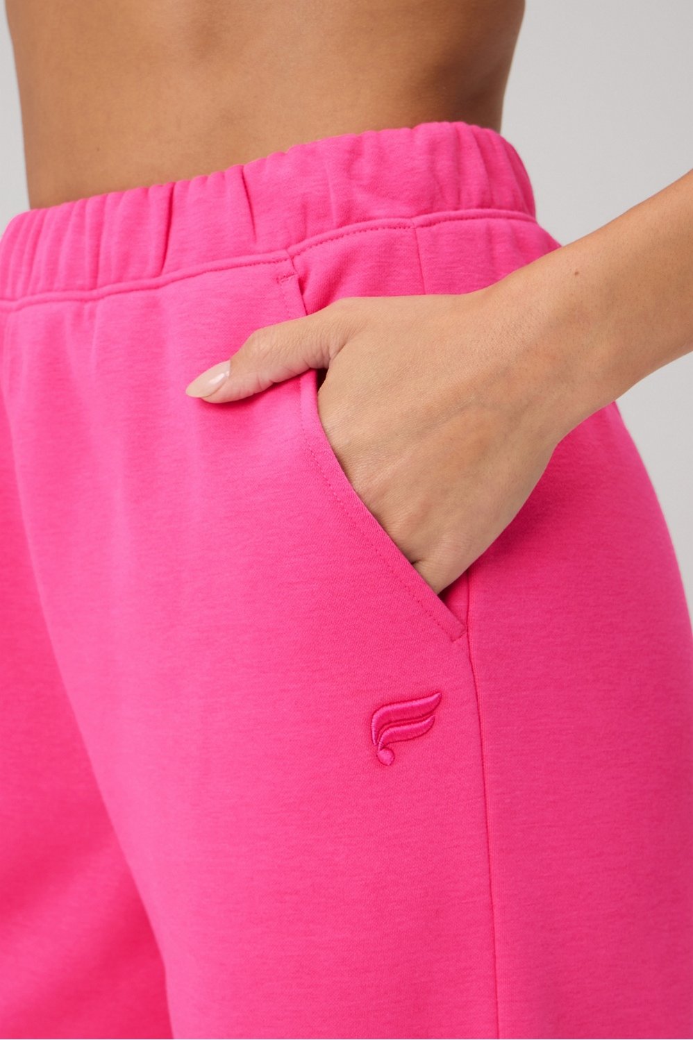 Fabletics Cozy Fleece Wide Leg Sweatpant