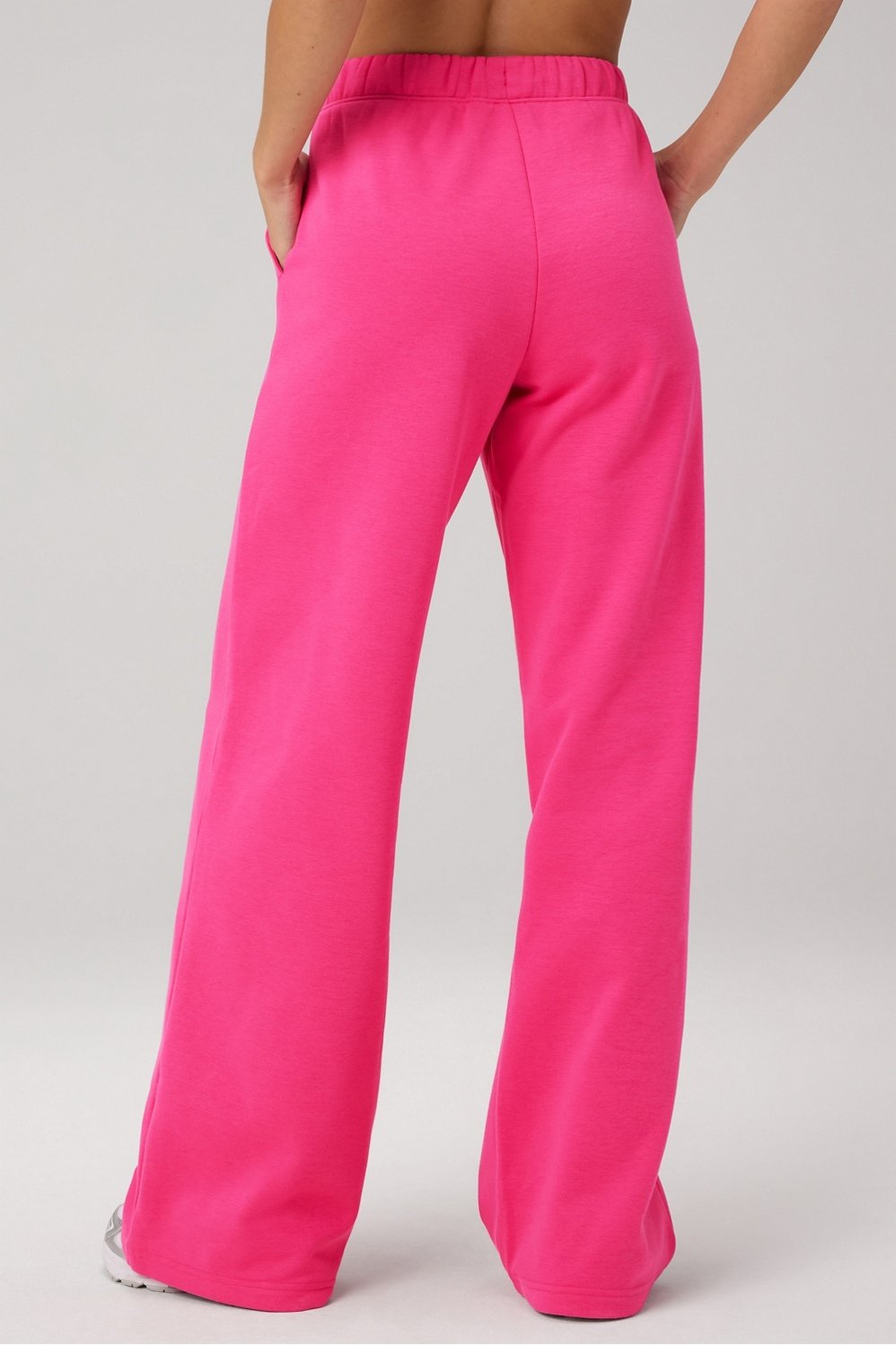 Fabletics Cozy Fleece Wide Leg Sweatpant