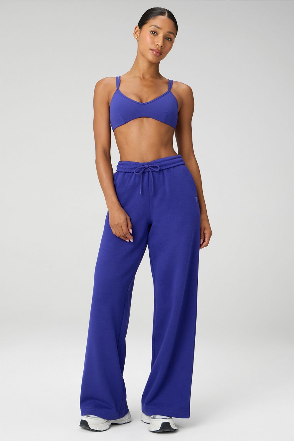 Fabletics Cozy Fleece Wide Leg Sweatpant