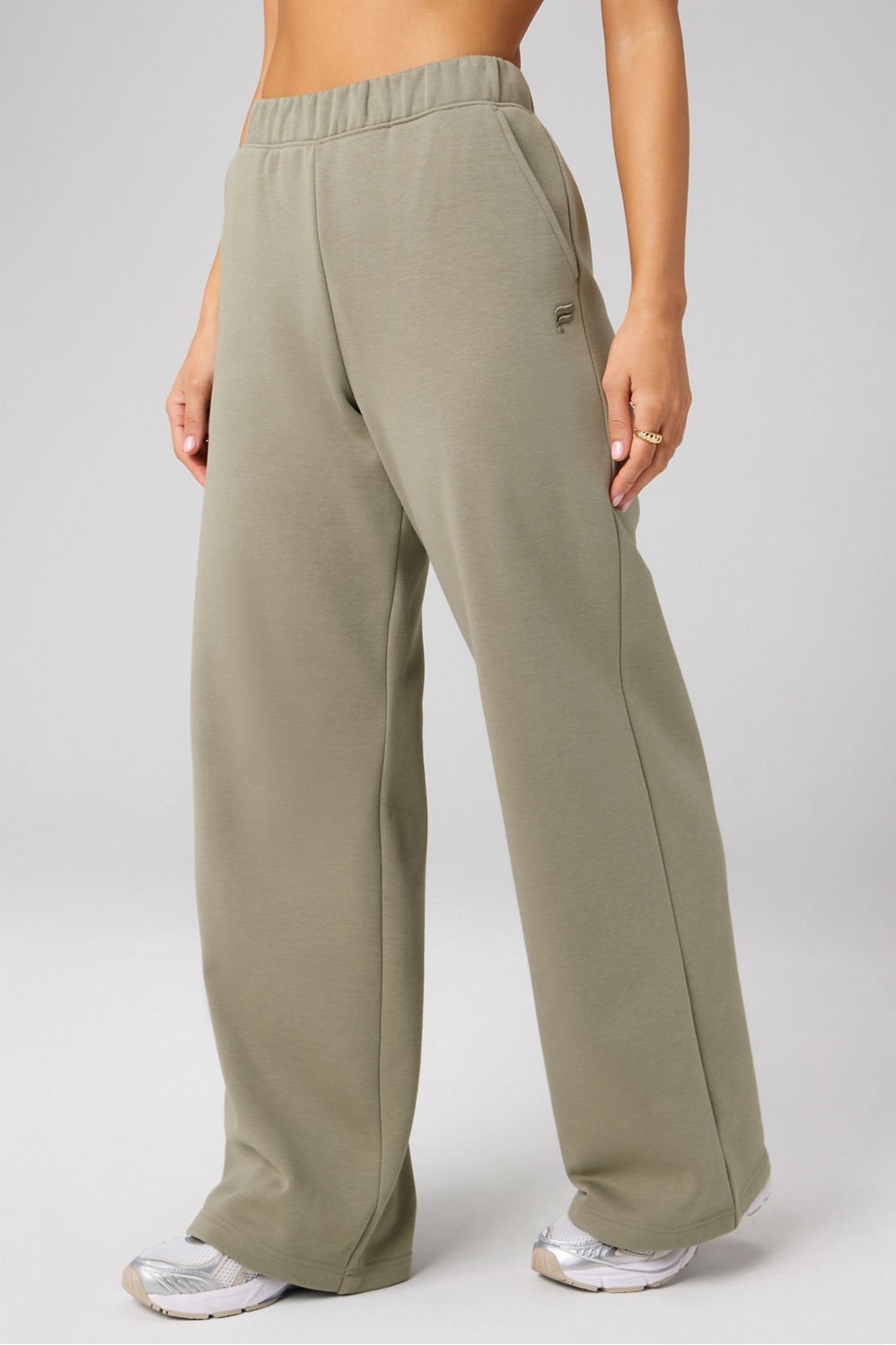 Fabletics Cozy Fleece Wide Leg Sweatpant