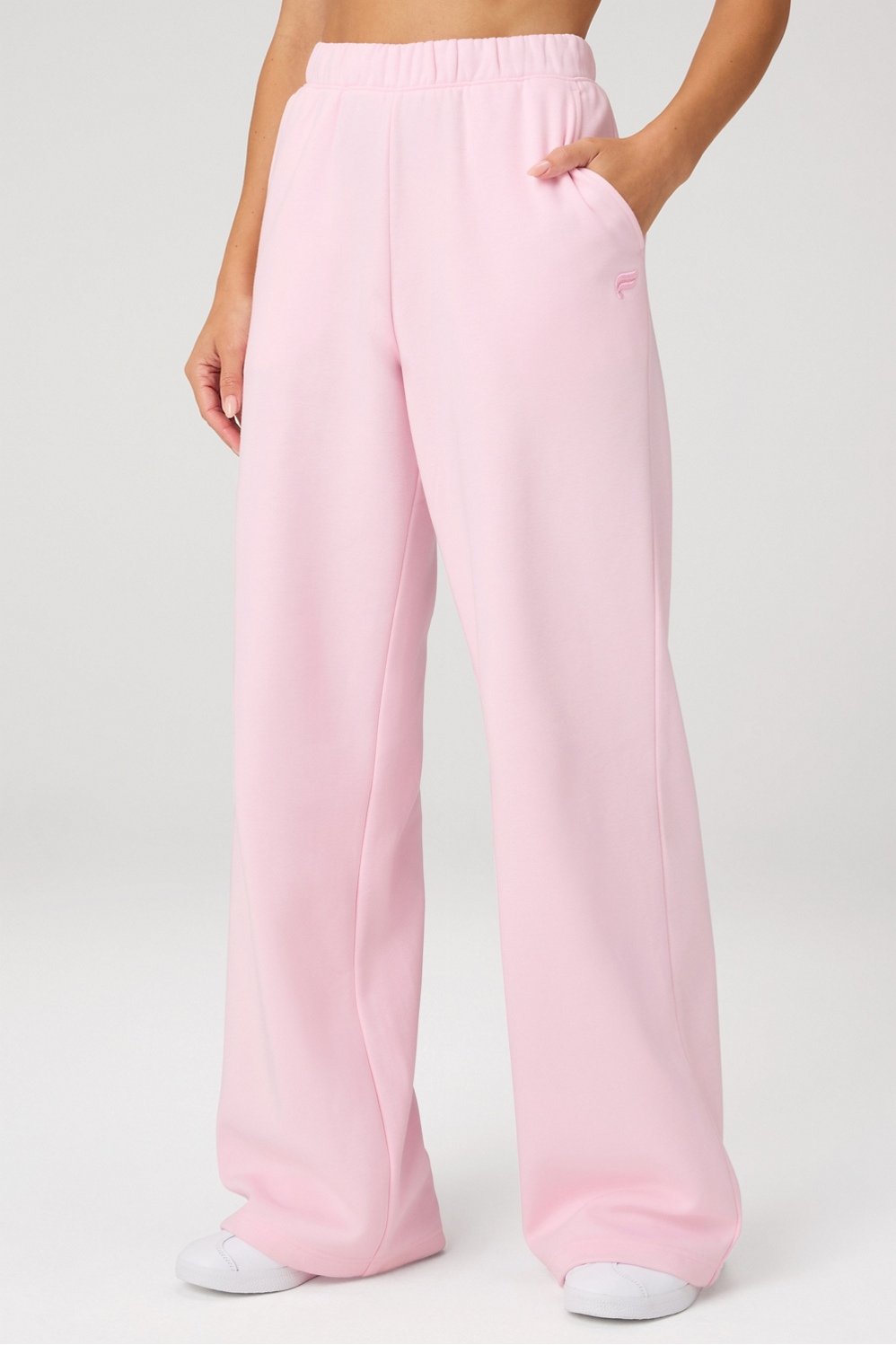 Fabletics Cozy Fleece Wide Leg Sweatpant