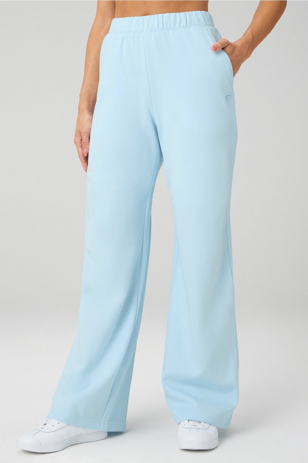 Fabletics Cozy Fleece Wide Leg Sweatpant