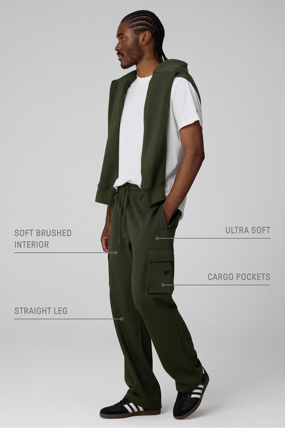 Fabletics The Go-To Straight Leg Cargo Pant