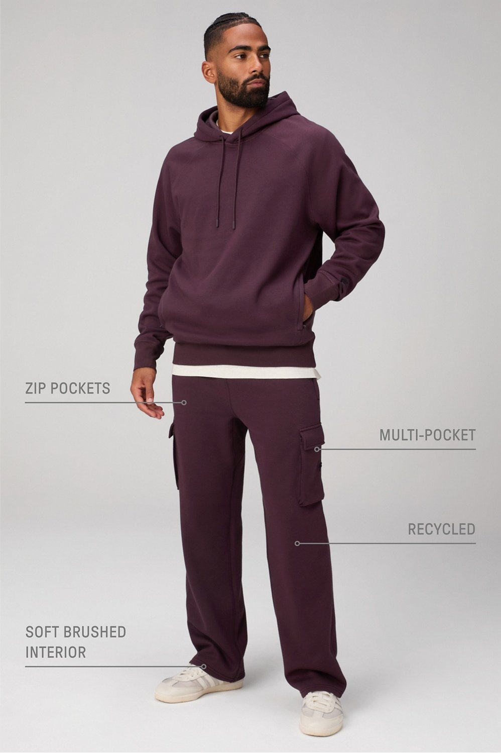 Fabletics The Go-To Straight Leg Cargo Pant