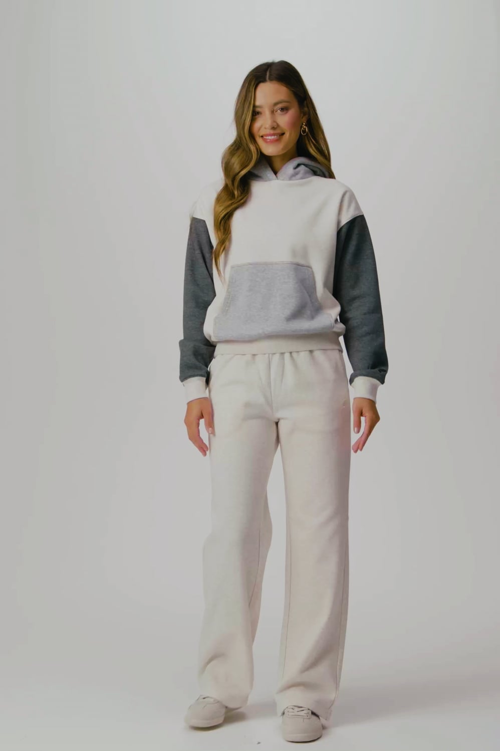 Fabletics Cozy Fleece Wide Leg Sweatpant