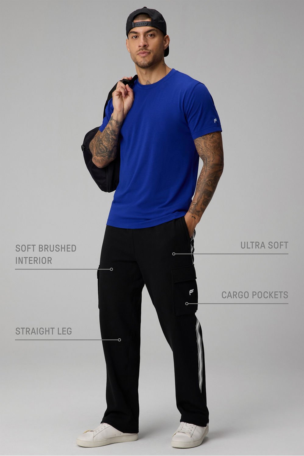 Fabletics The Go-To Straight Leg Cargo Pant