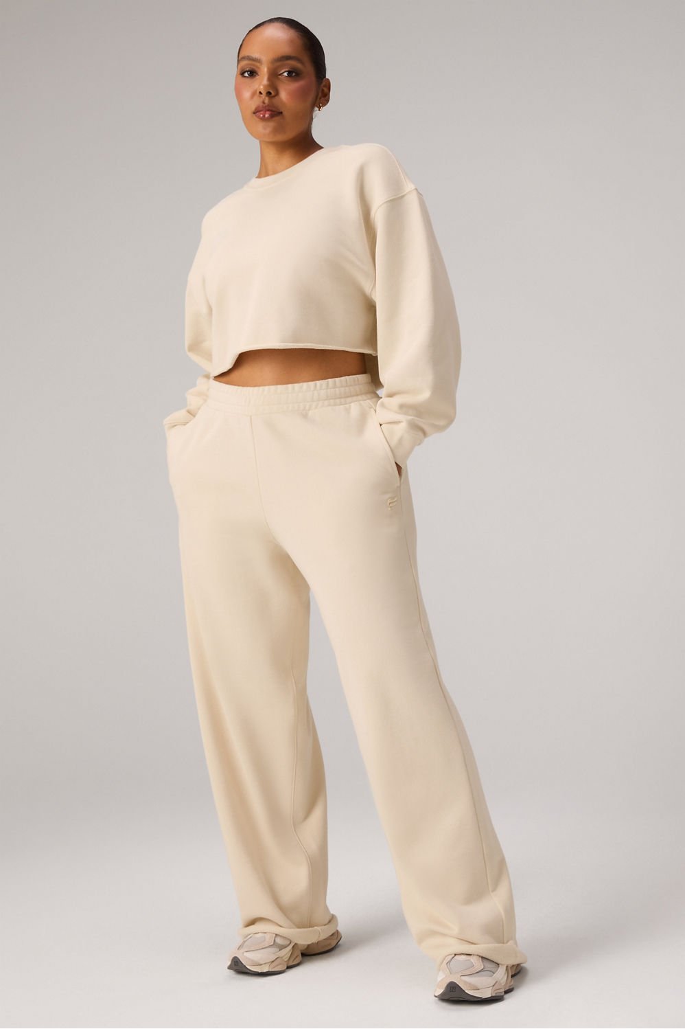 Fabletics Heavy Terry Oversized Wide Leg Sweatpant