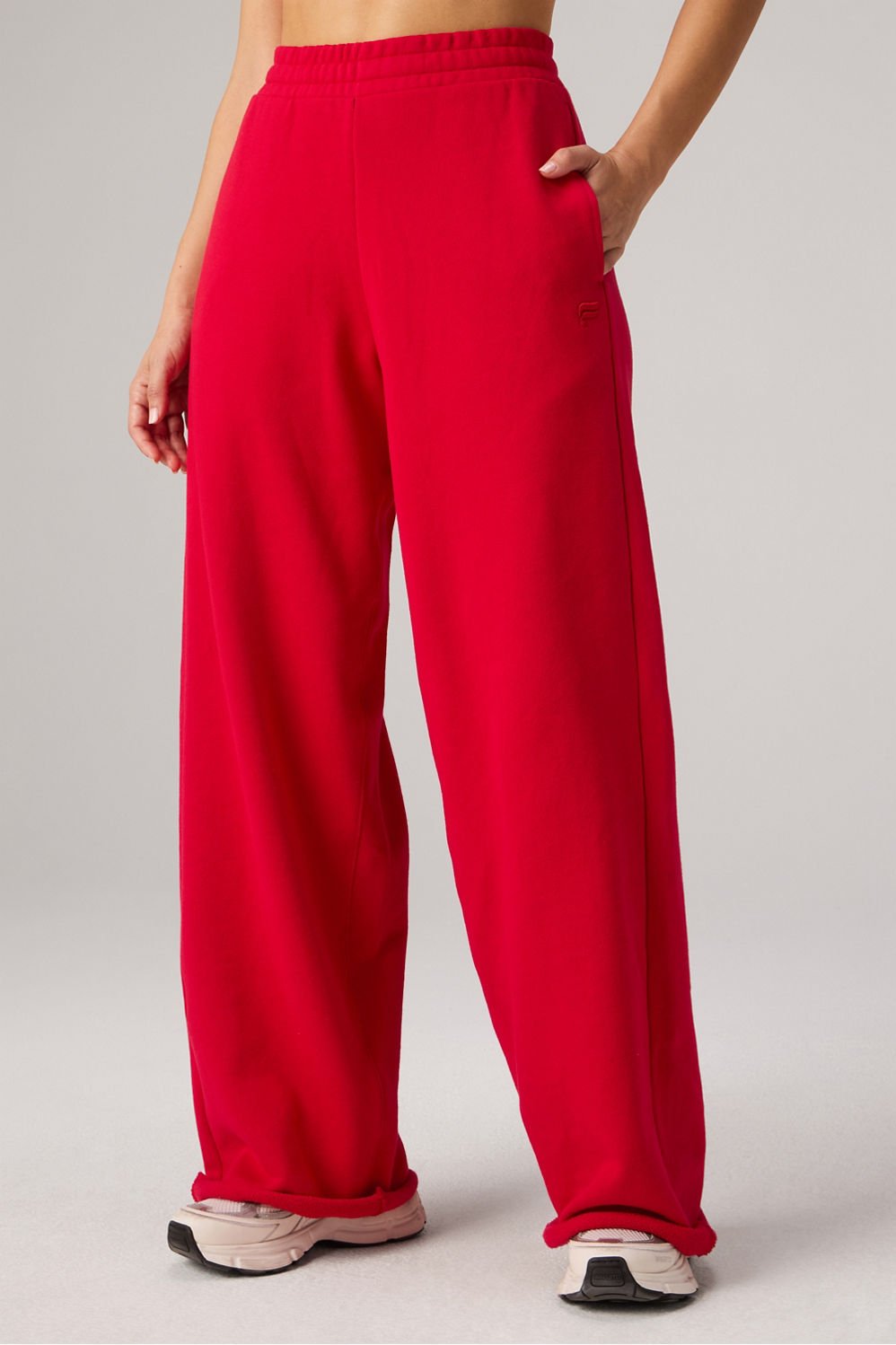 Fabletics Heavy Terry Oversized Wide Leg Sweatpant