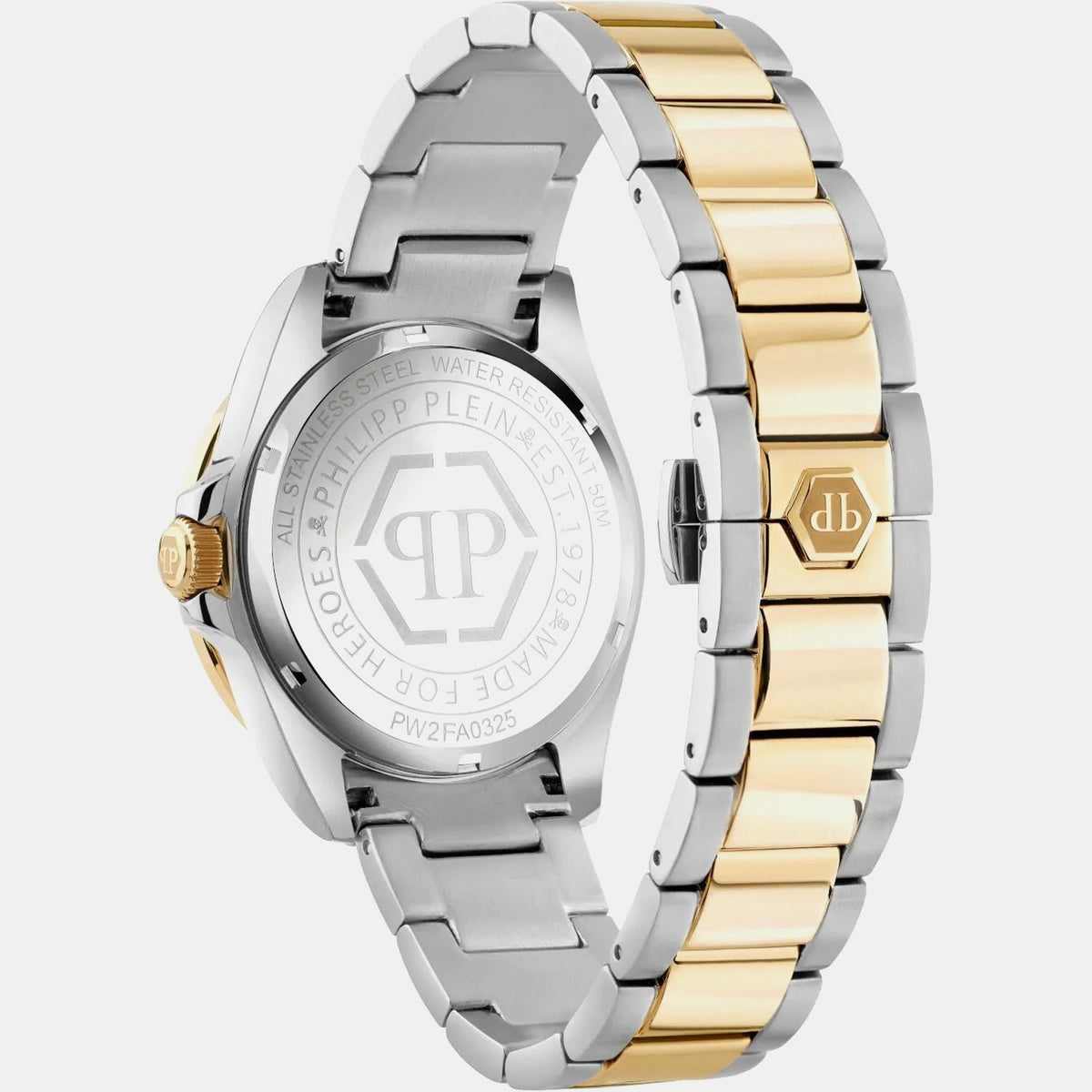 Philipp Plein Lady Empire Unisex Quartz Pink Dial Analog Stainless Steel Watch PW2FA0325