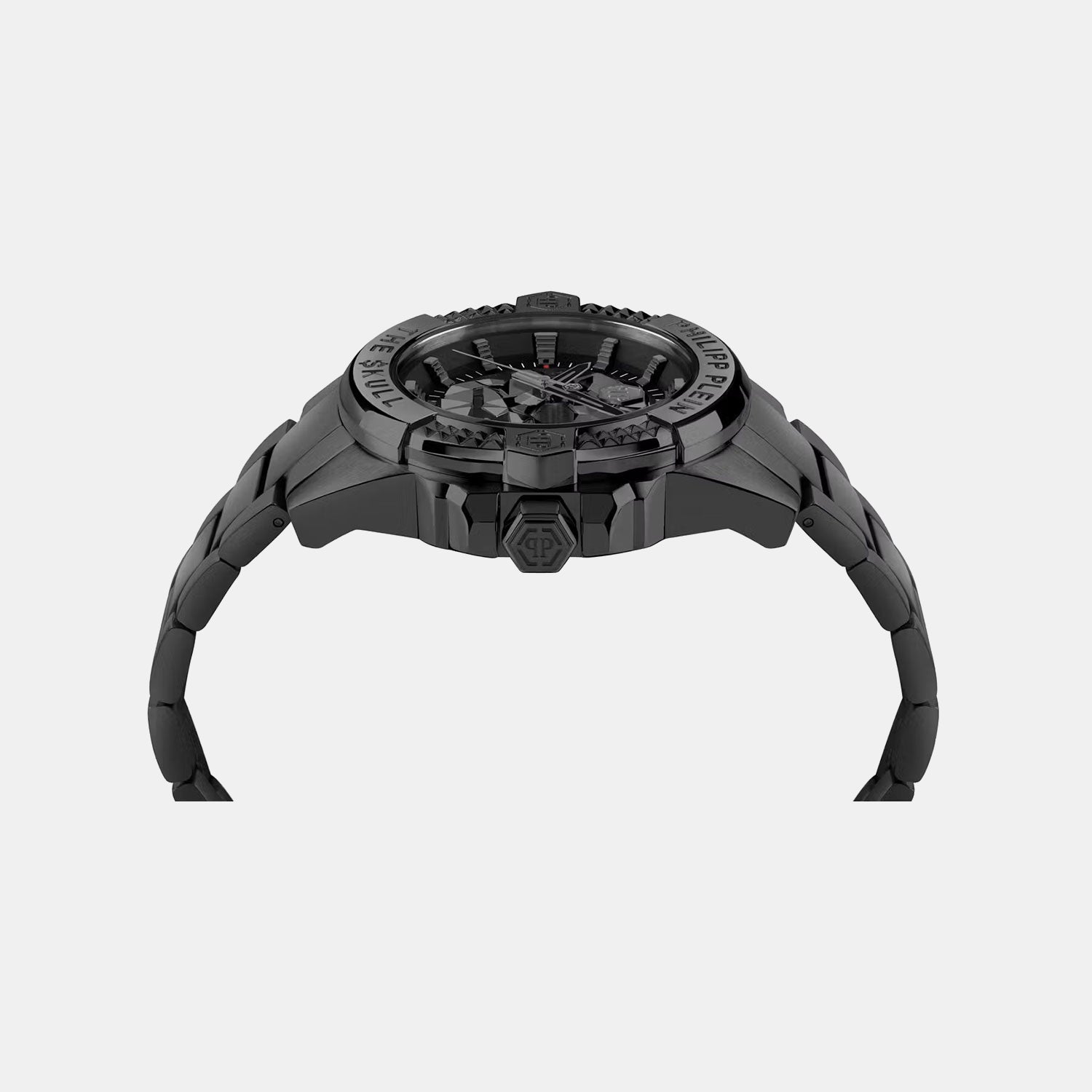 Philipp Plein Men Quartz Black Dial Analog Stainless Steel Watch Pwaaa3025