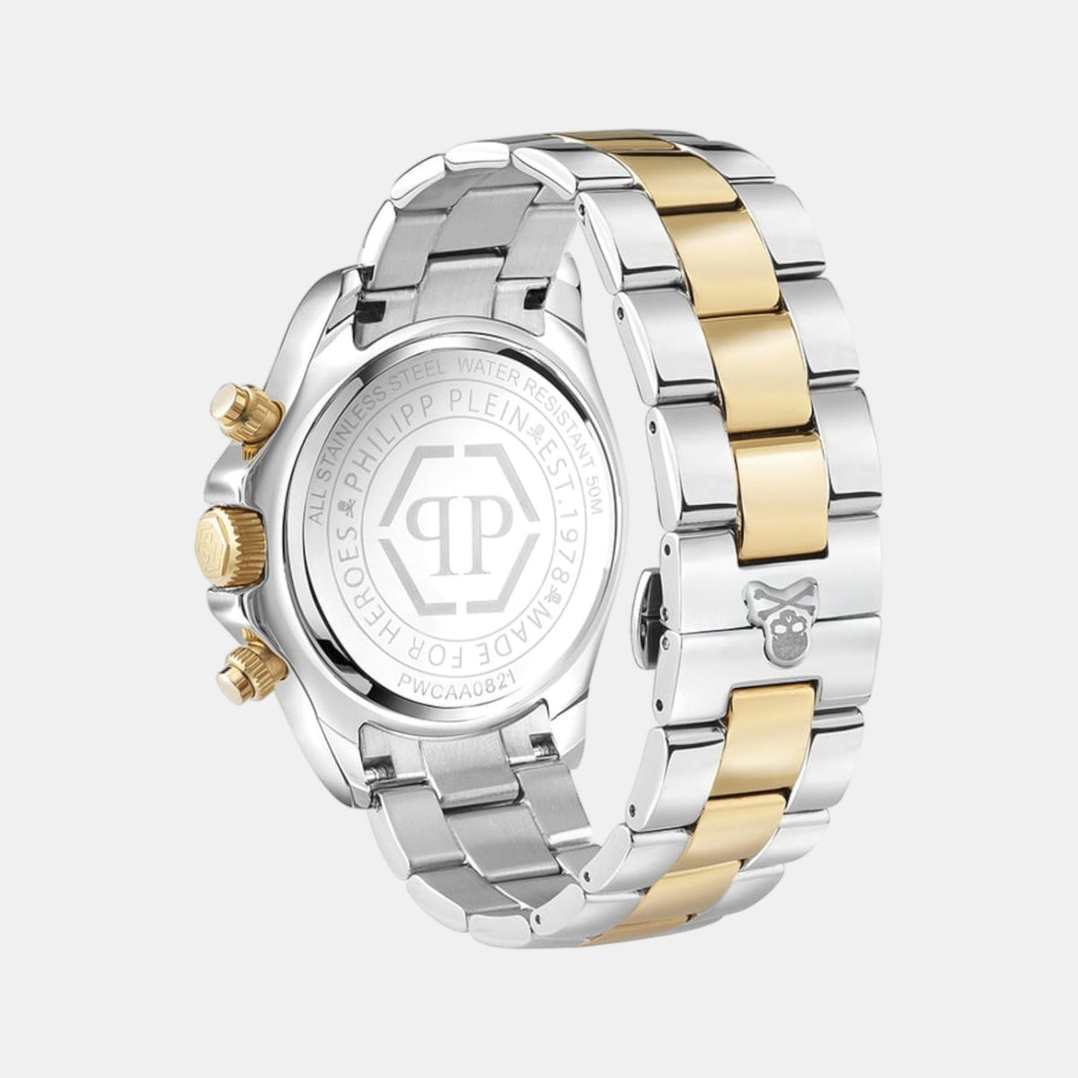 Philipp Plein Women Quartz Green Dial Chronograph Stainless Steel Watch PWCAA0821