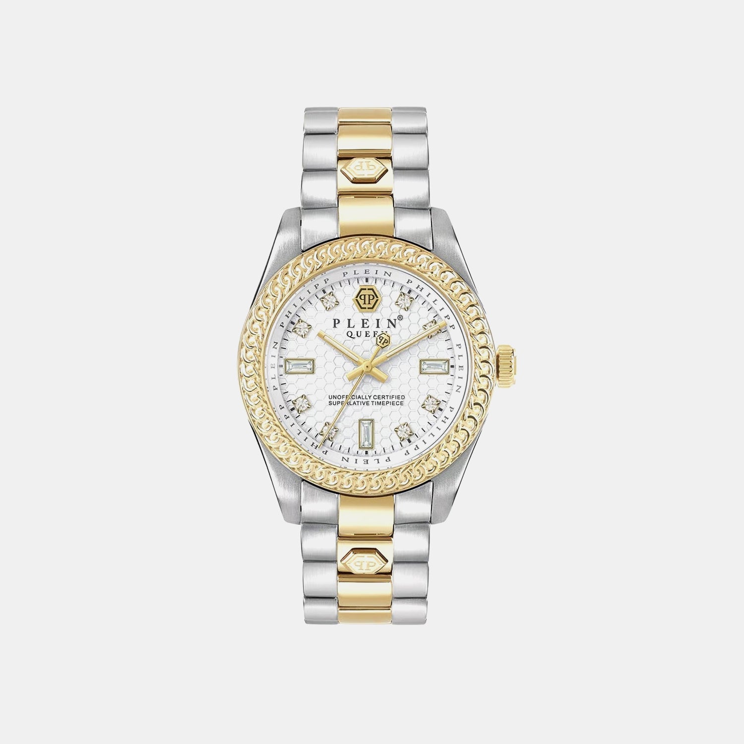 Philipp Plein Women Quartz Grey Dial Analog Stainless Steel Watch Pwdaa0521