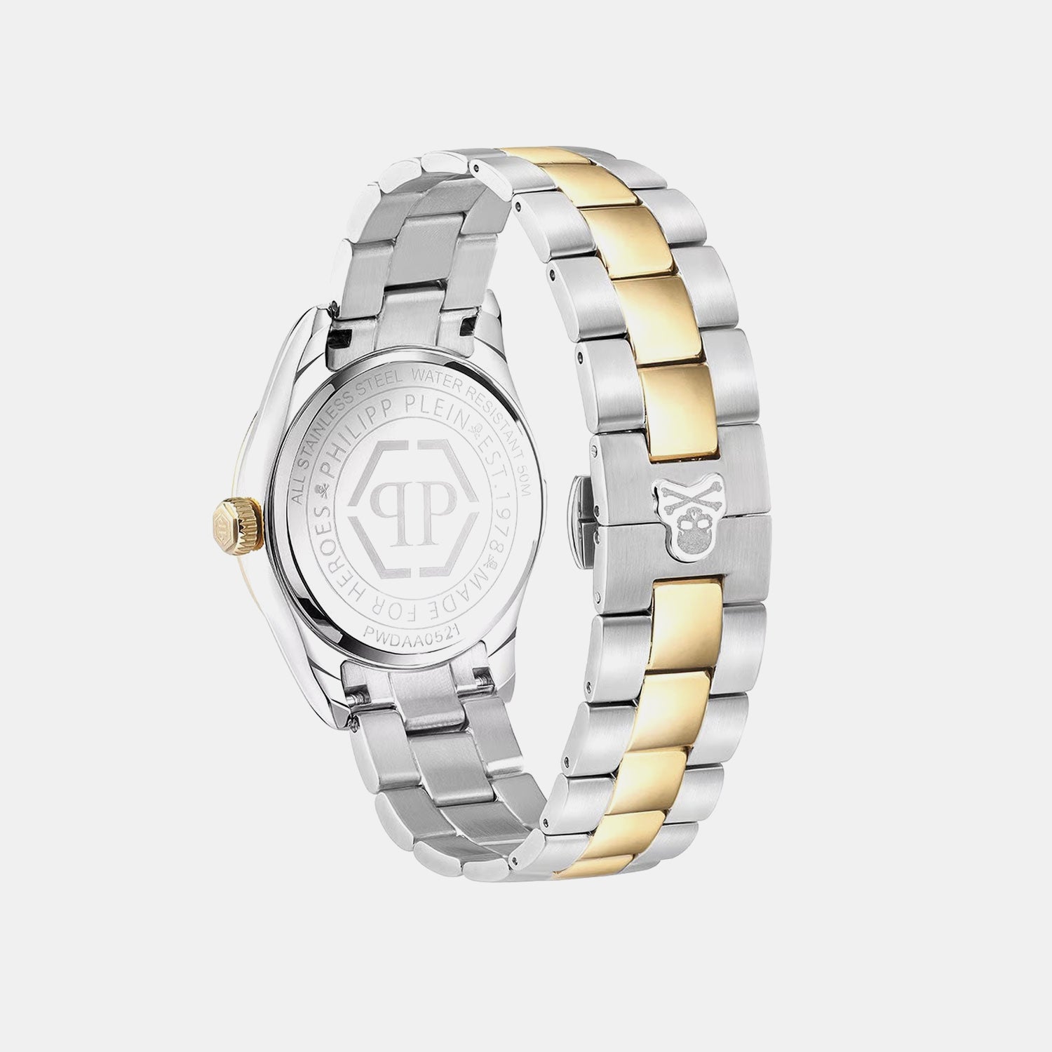 Philipp Plein Women Quartz Grey Dial Analog Stainless Steel Watch Pwdaa0521