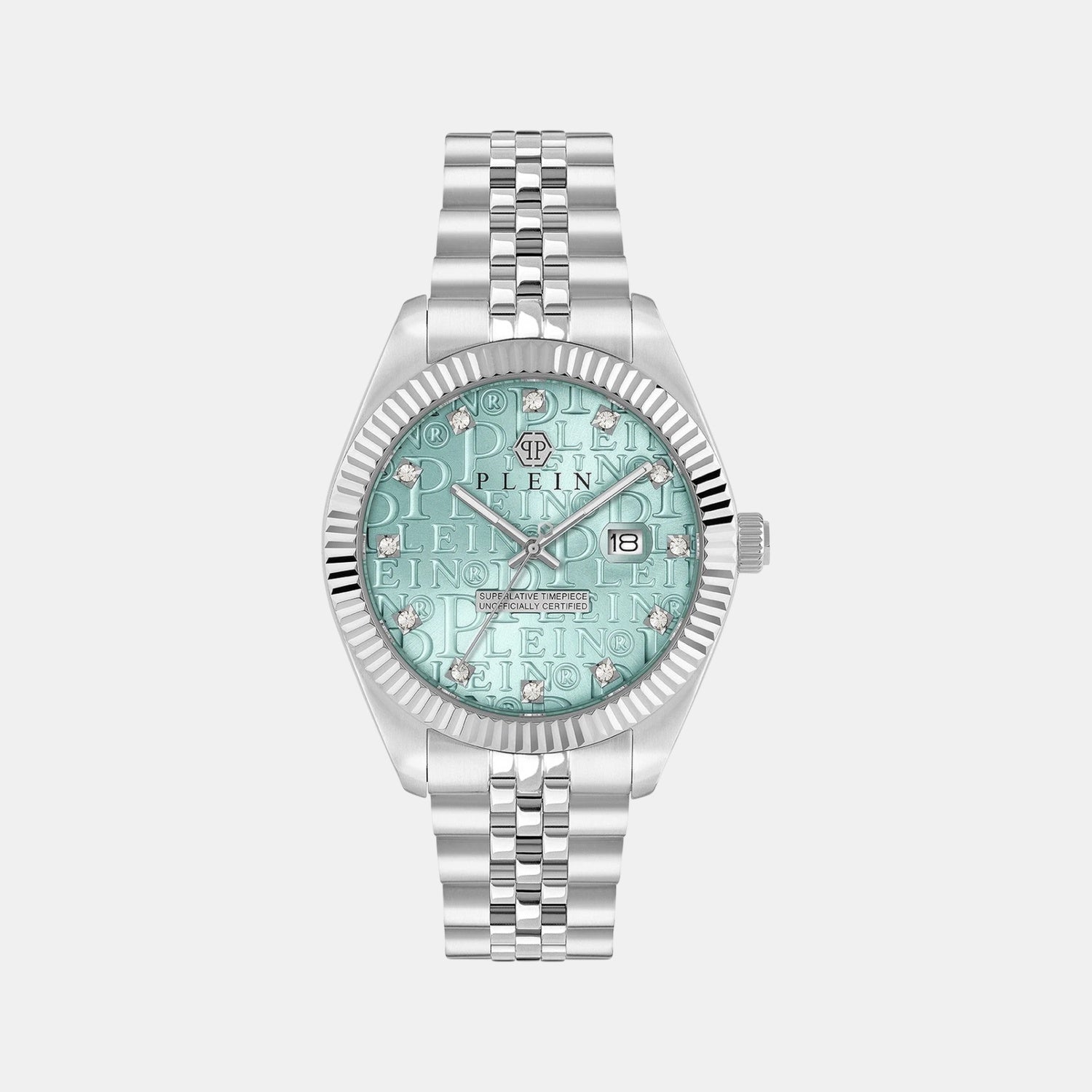 Philipp Plein Men Quartz Blue Dial Analog Stainless Steel Watch PWMFA0225