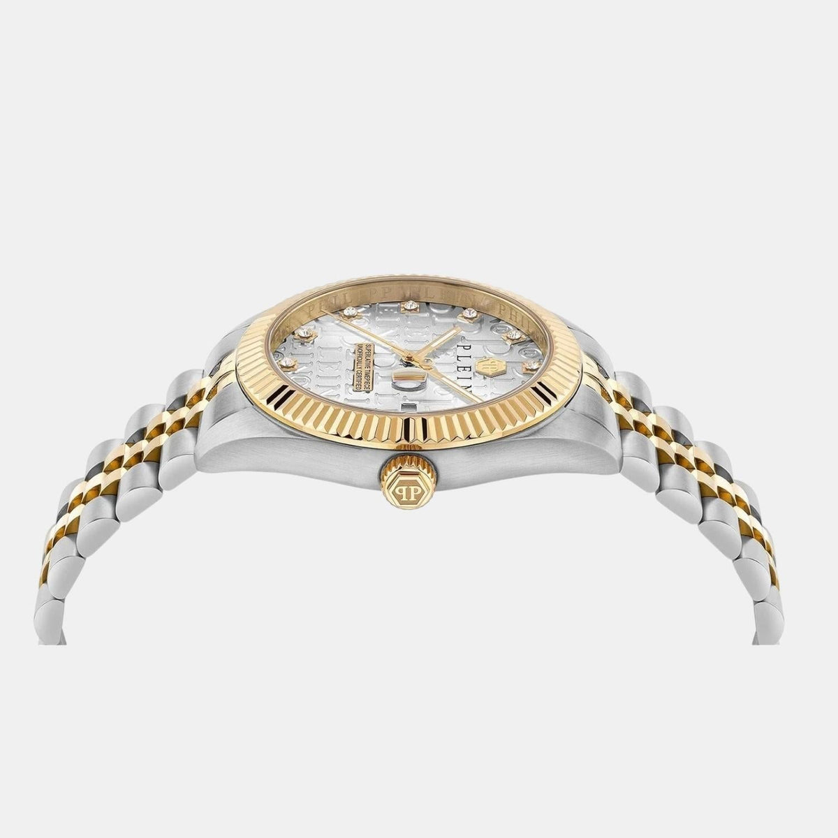 Philipp Plein Men Quartz Grey Dial Analog Stainless Steel Watch PWMFA0425