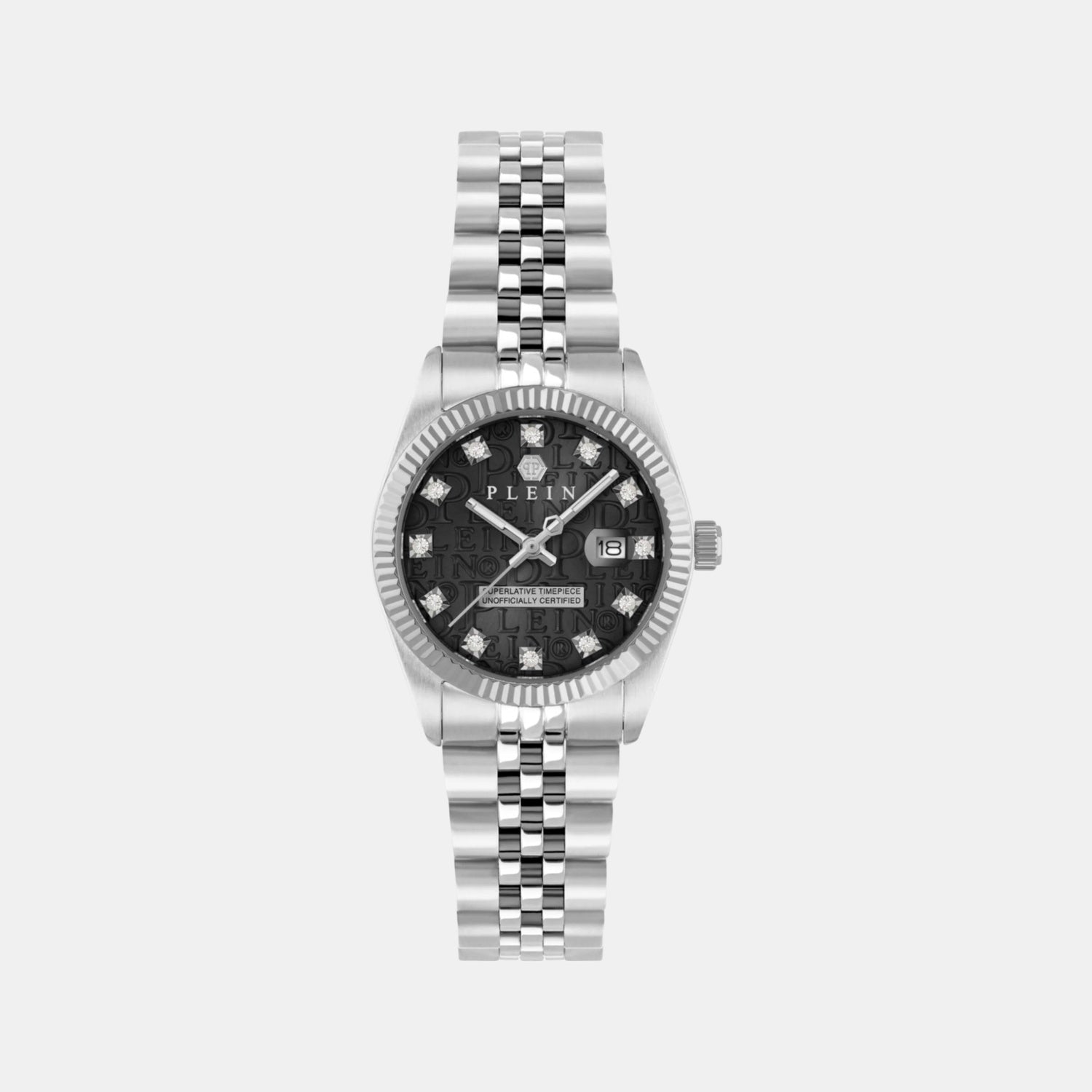 Philipp Plein Women Quartz Black Dial Analog Stainless Steel Watch Pwnfa0125