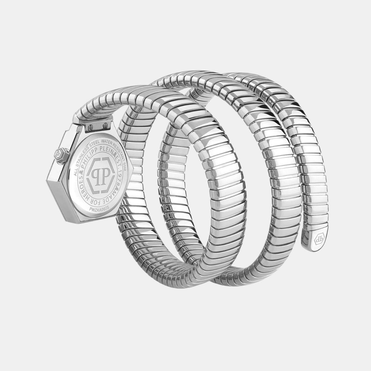 Philipp Plein Women Quartz Turquoise Dial Analog Stainless Steel Watch PWZAA0625