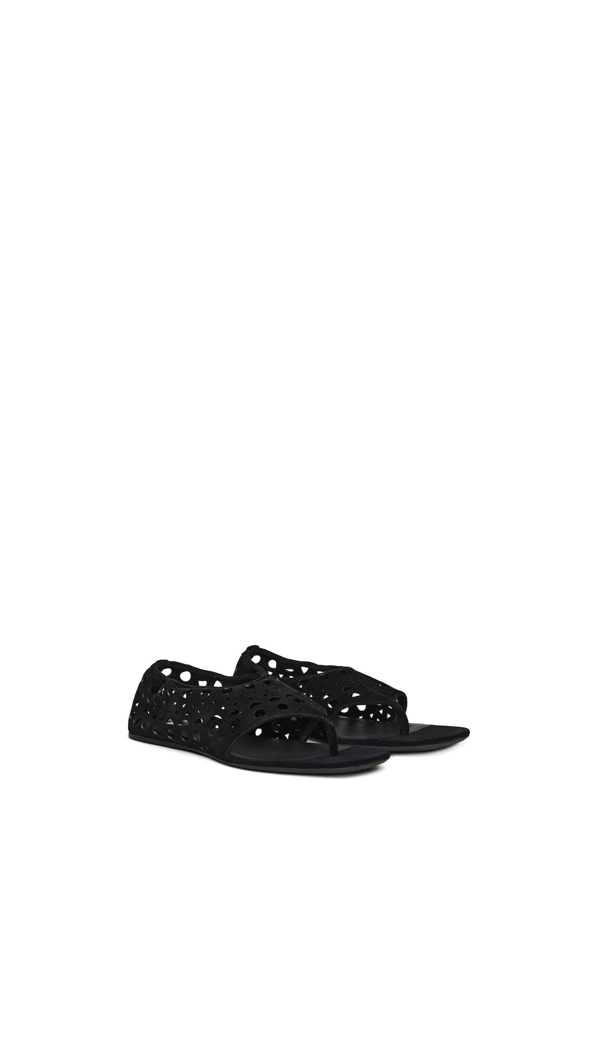 Alaïa Vienne Thong Sandals In Velvet Calfskin