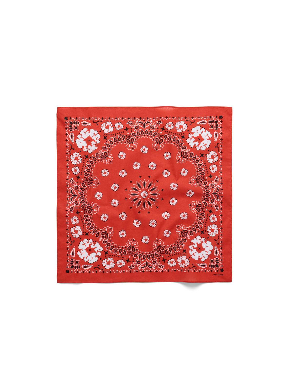 Denim Tears Cotton Wreath Paisley Bandana Orange