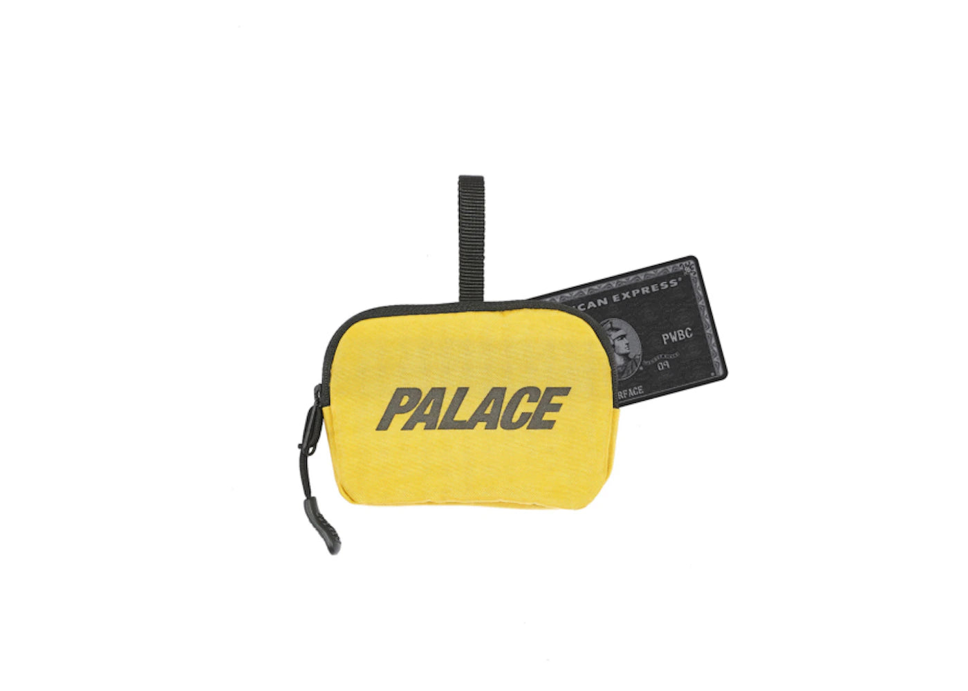 palace flip stash wallet yellow