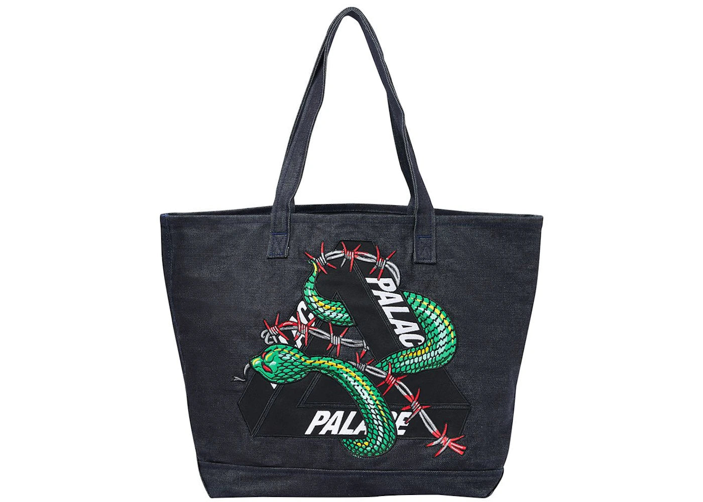 Palace Hesh Denim Tote Bag Rinse