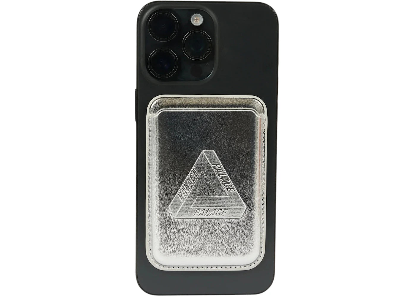 palace magsafe wallet silver