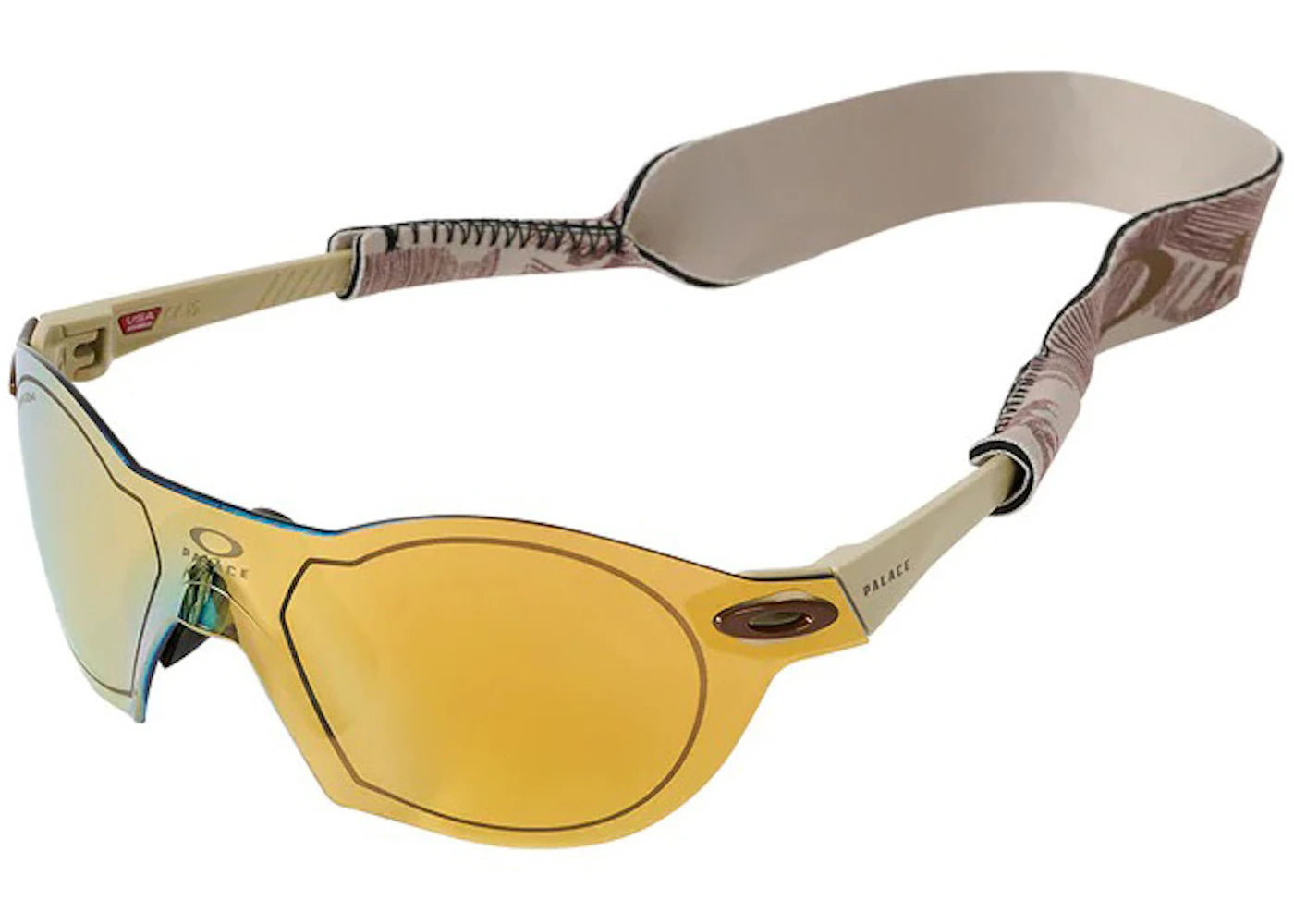 Palace X Oakley Subzero Sunglasses Sand/Prizm 24K