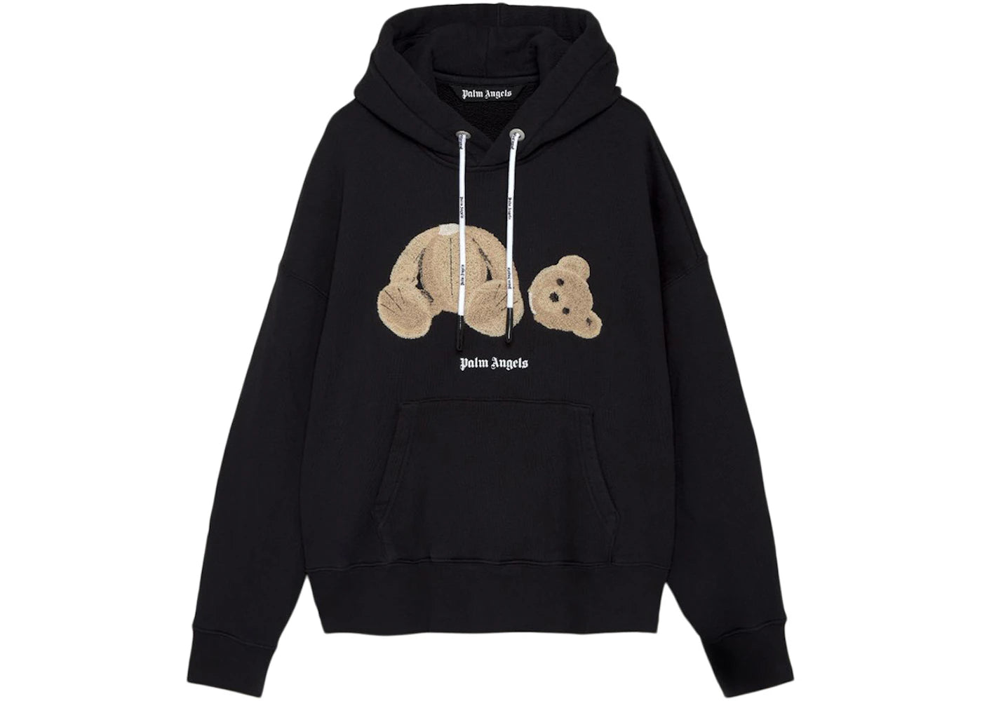 palm angels bear hoodie 1060 black/brown